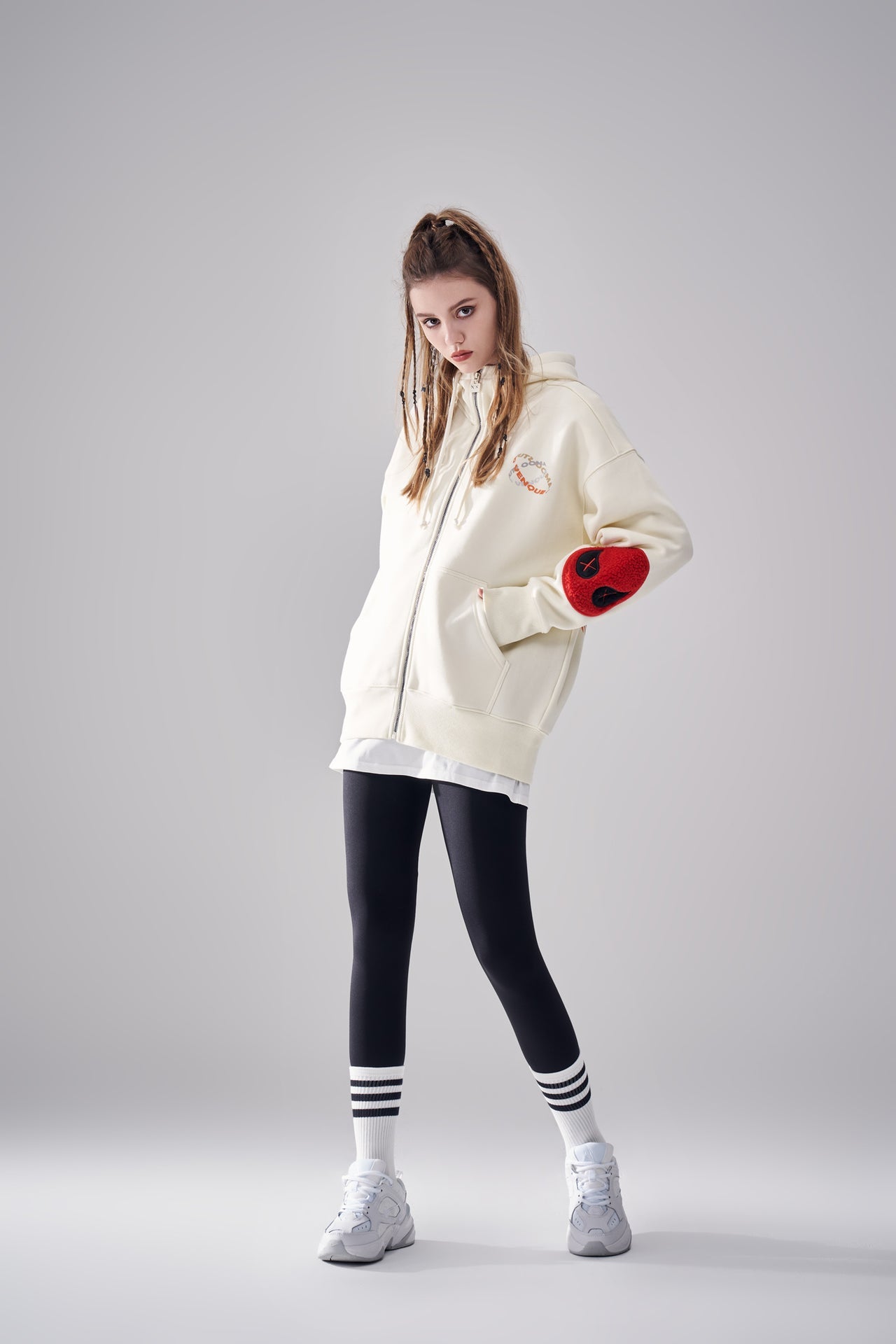 "Globe" Full Zip Hoodie