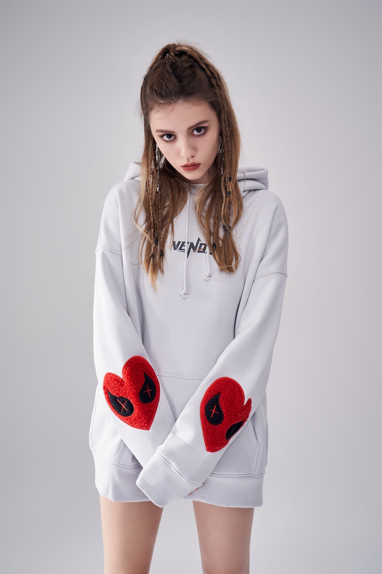 "Amoo Love" Heart Logo Hoodie