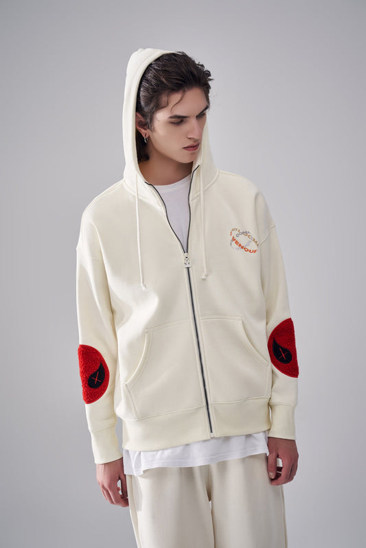 "Globe" Full Zip Hoodie