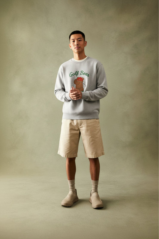 Amoo Golf Bear Men’s Sweatshirt