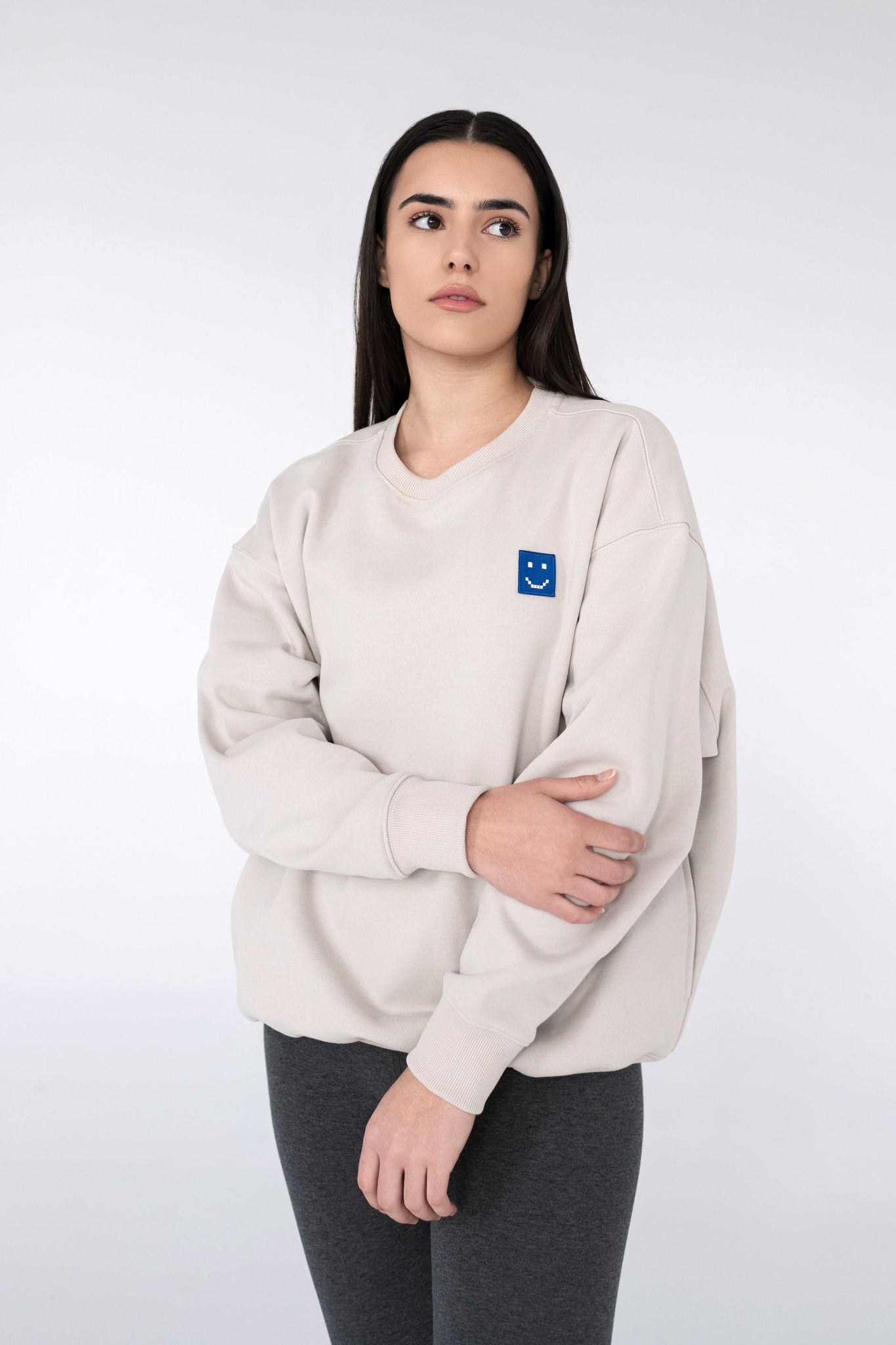 SuperSoft™ Pixel Fog Grey Sweatshirt