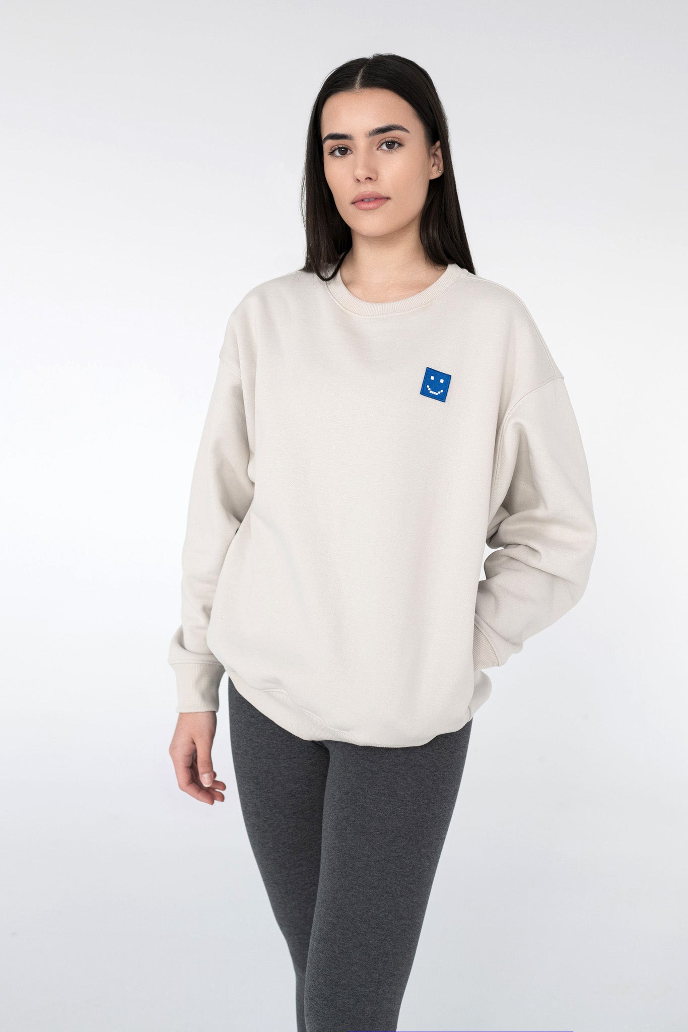 SuperSoft™ Pixel Fog Grey Sweatshirt