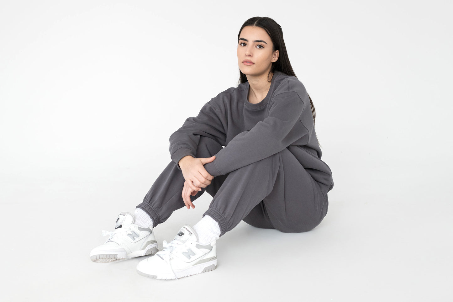 SuperSoft™ Pixel Charcoal Suit: Sweatshirt & Pants