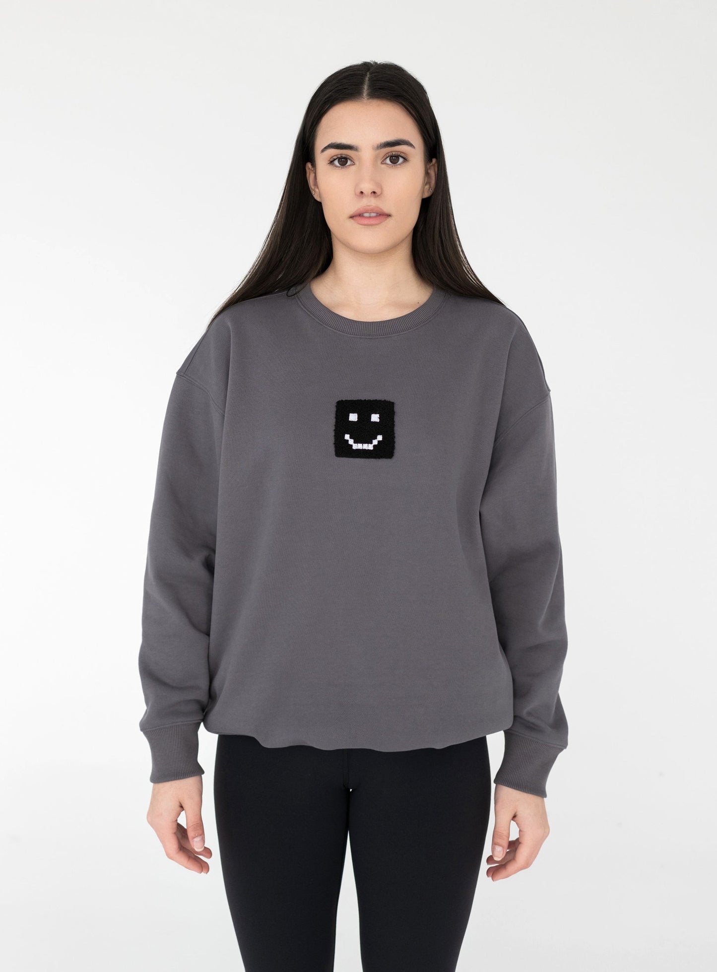 SuperSoft™ Pixel Charcoal Sweatshirt