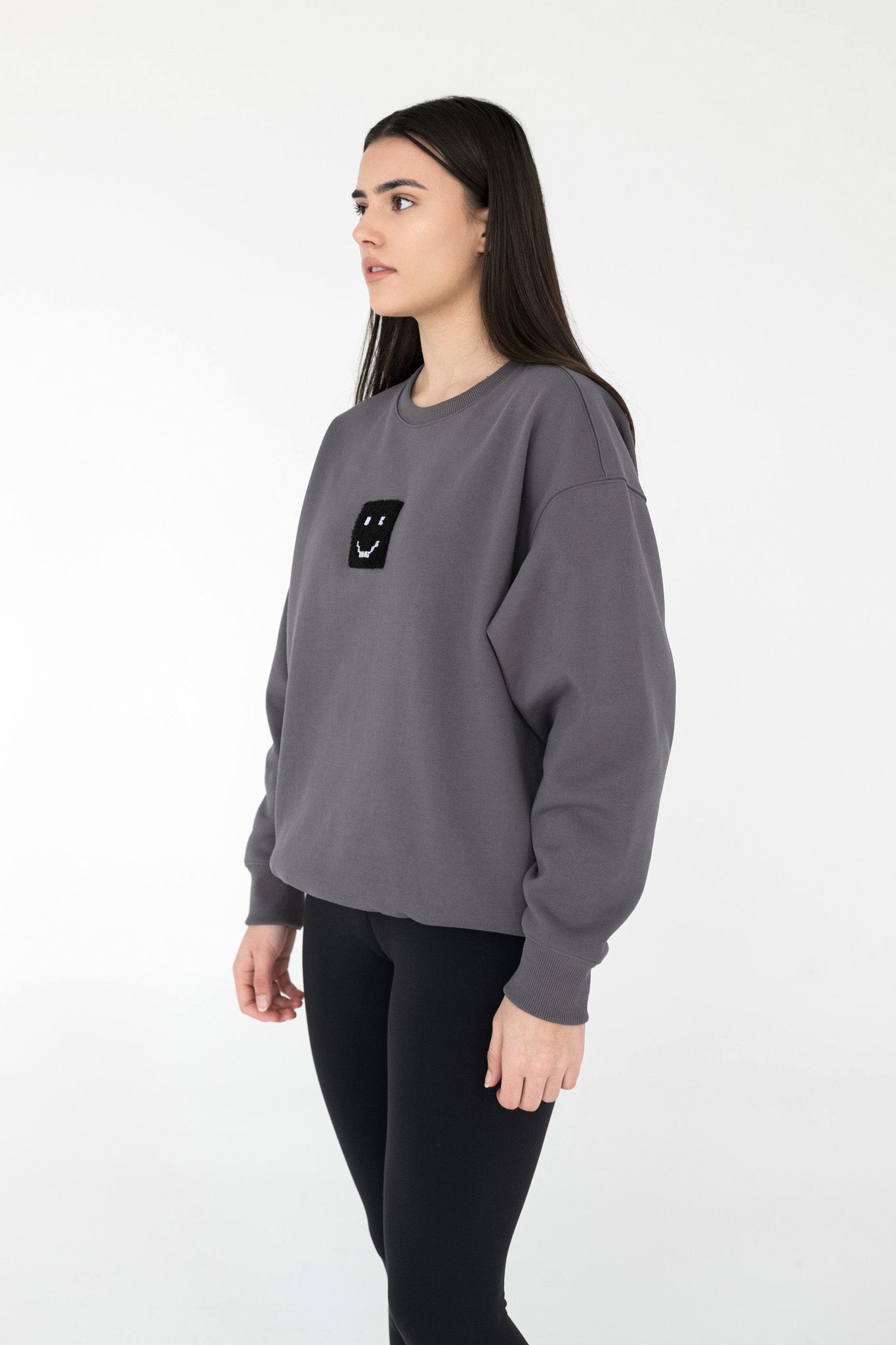 SuperSoft™ Pixel Charcoal Sweatshirt