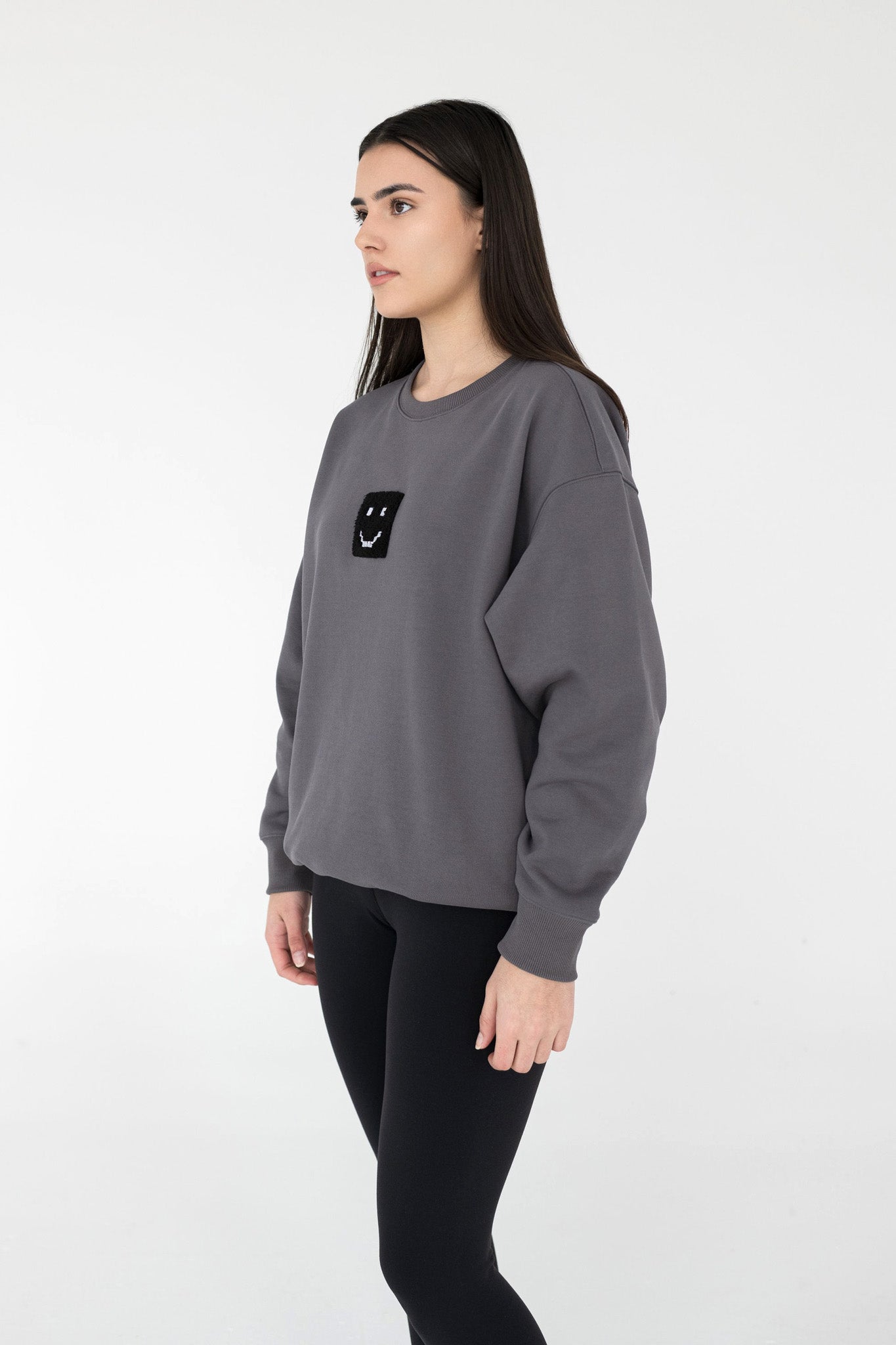 SuperSoft™ Pixel Charcoal Sweatshirt