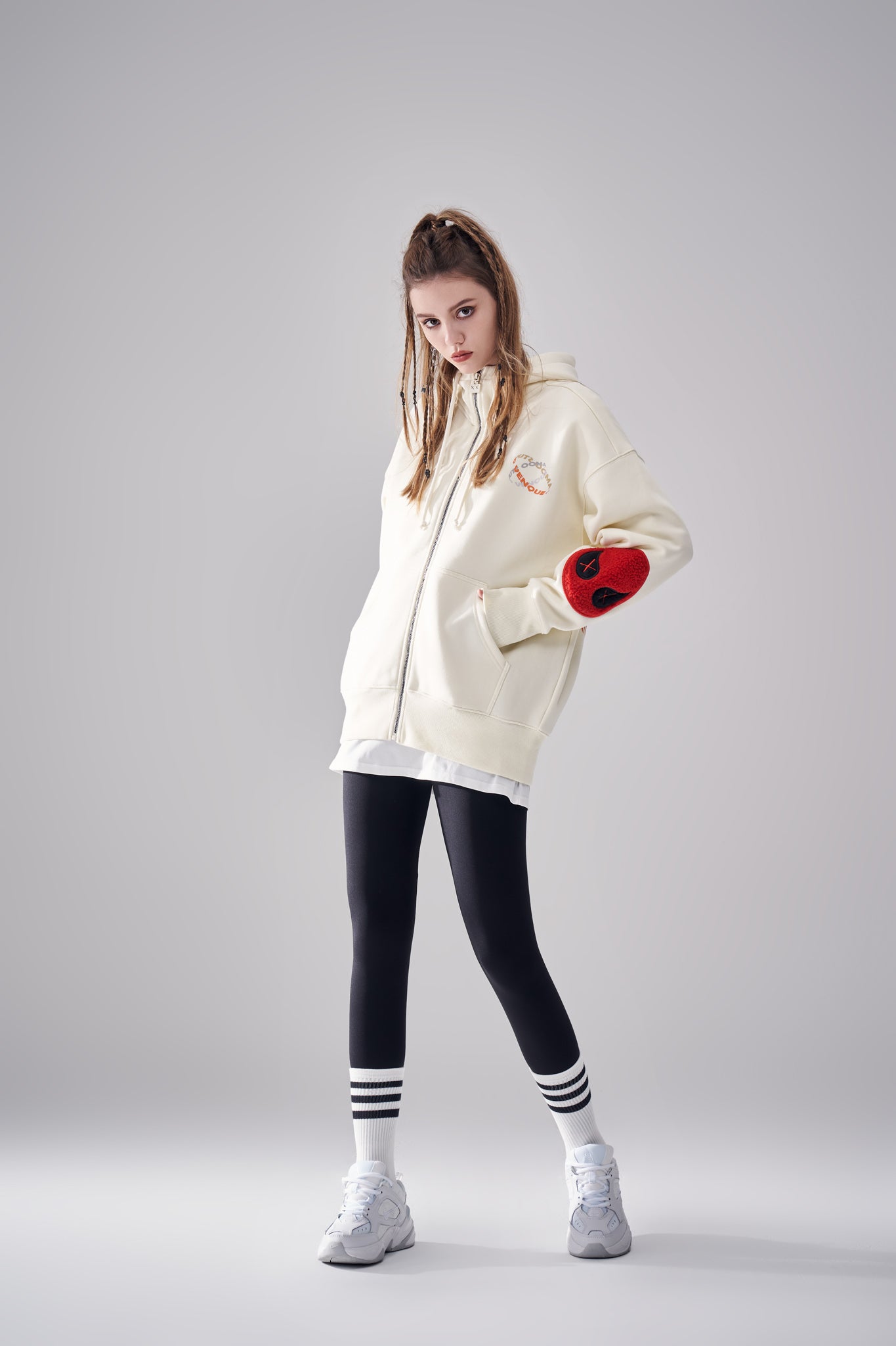 "Globe" Full Zip Hoodie
