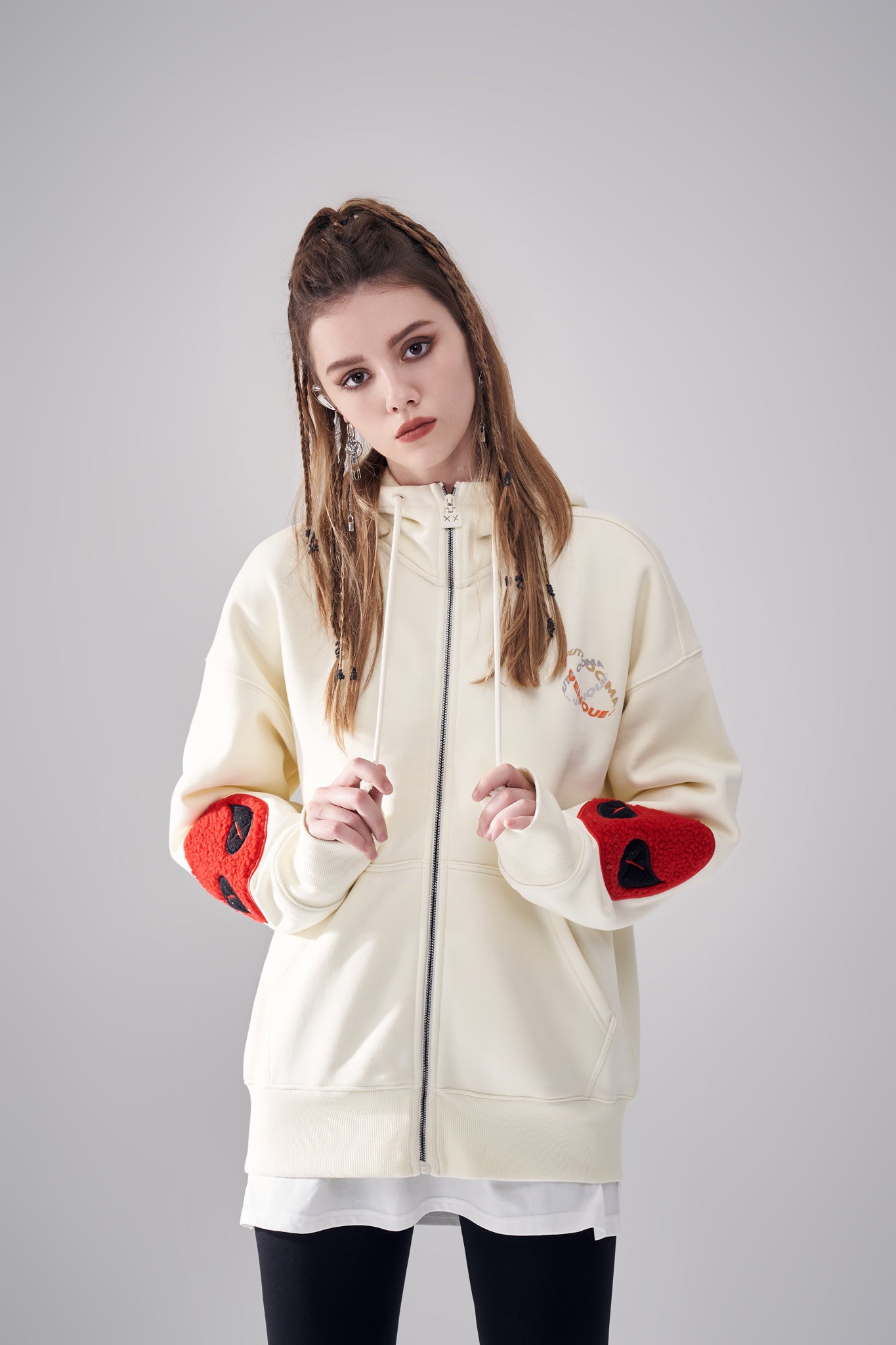 "Globe" Full Zip Hoodie