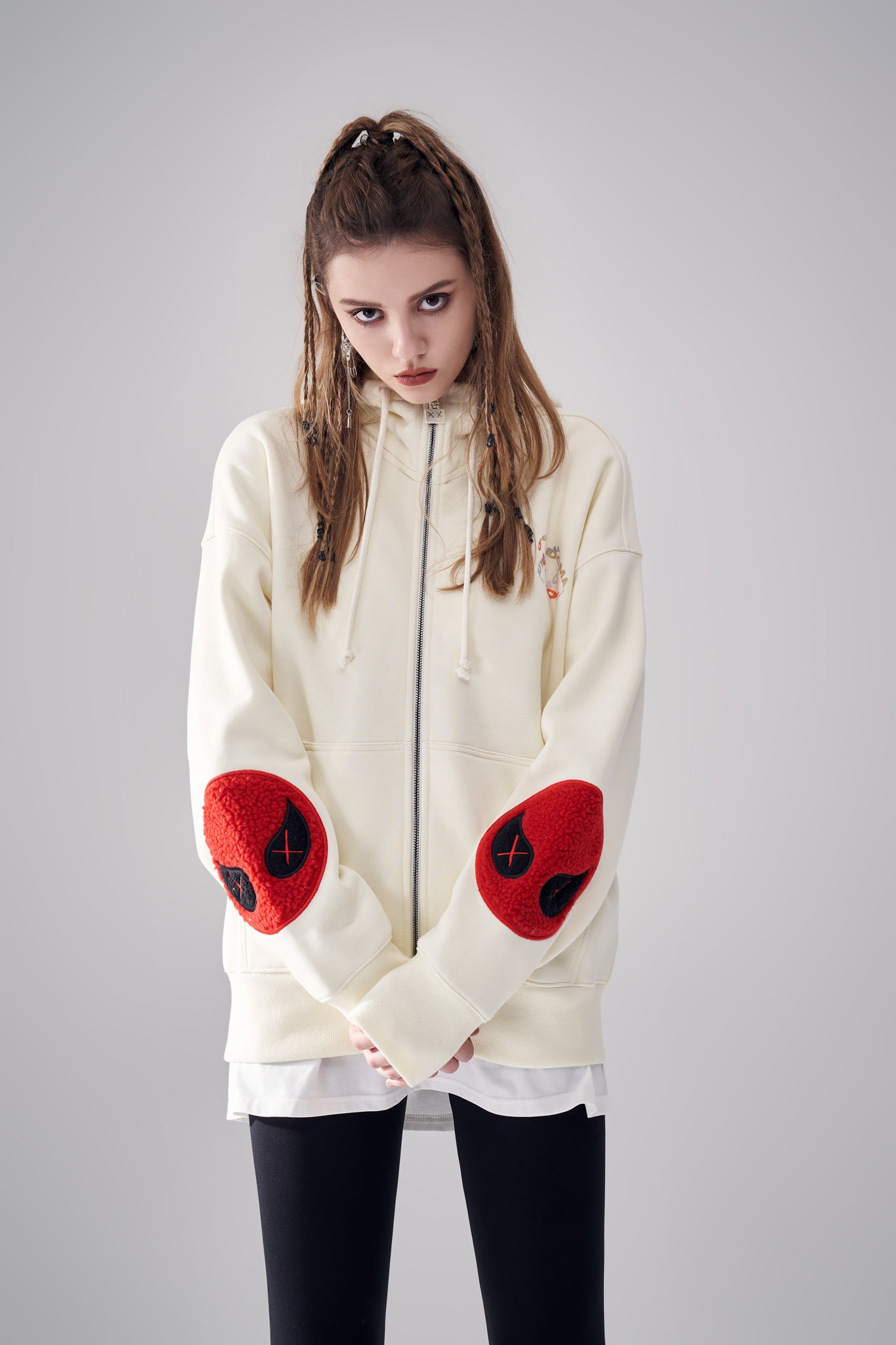 "Globe" Full Zip Hoodie