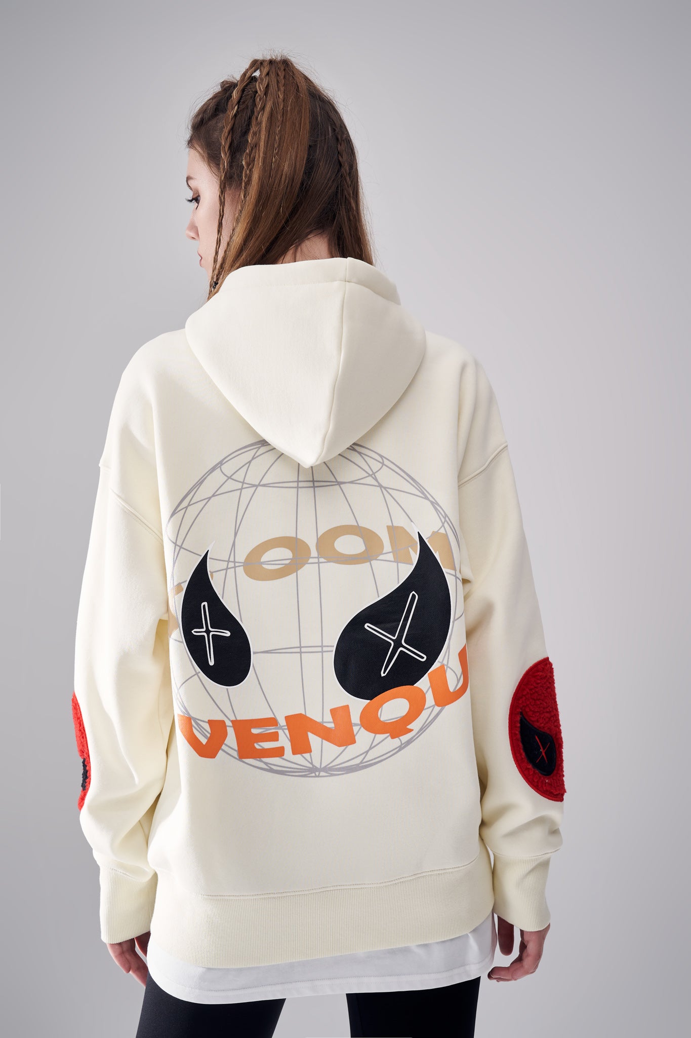 "Globe" Full Zip Hoodie