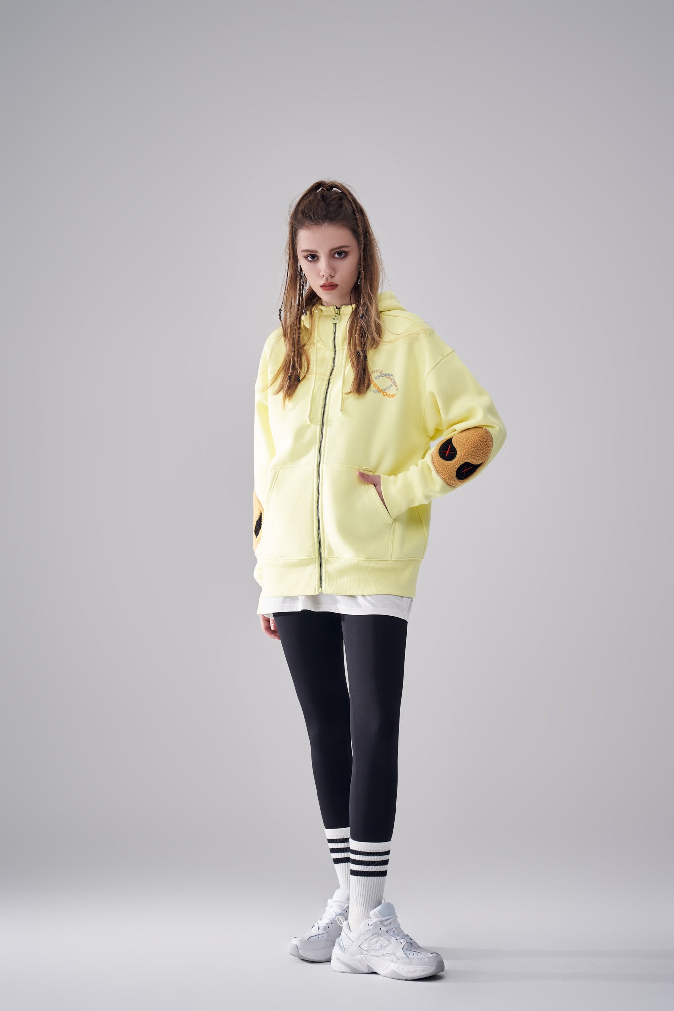"Globe" Full Zip Hoodie