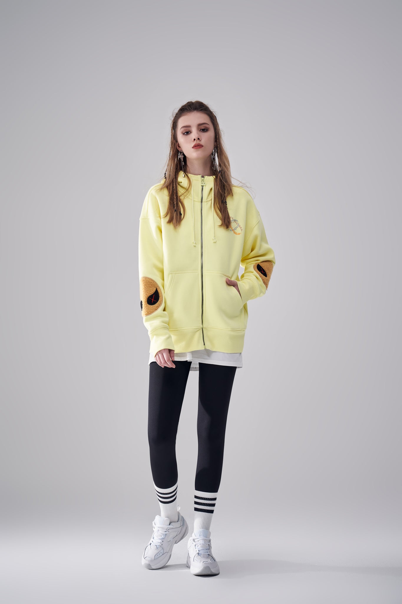 "Globe" Full Zip Hoodie