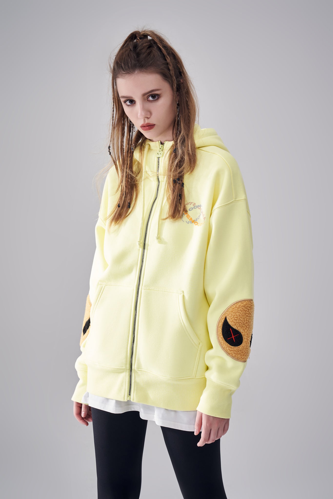"Globe" Full Zip Hoodie