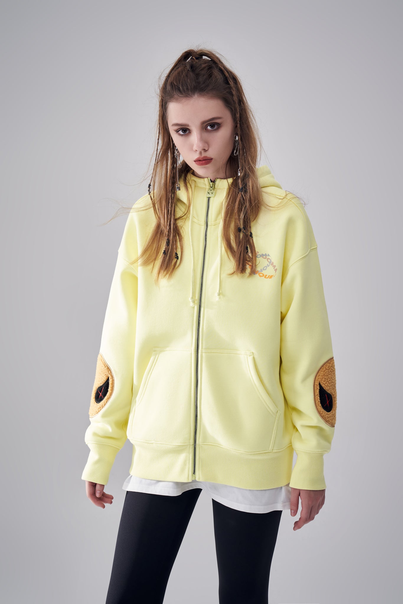 "Globe" Full Zip Hoodie