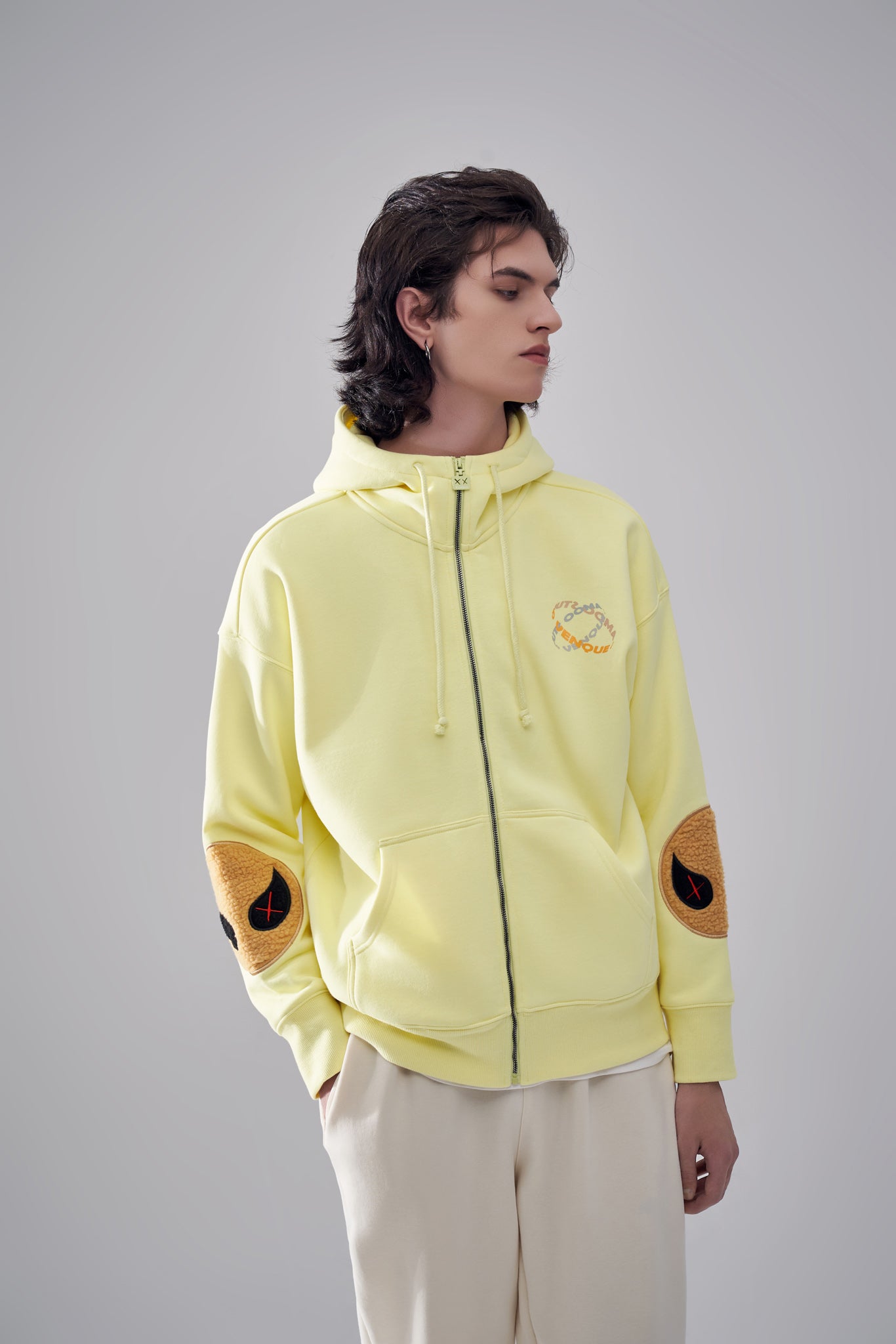 "Globe" Full Zip Hoodie