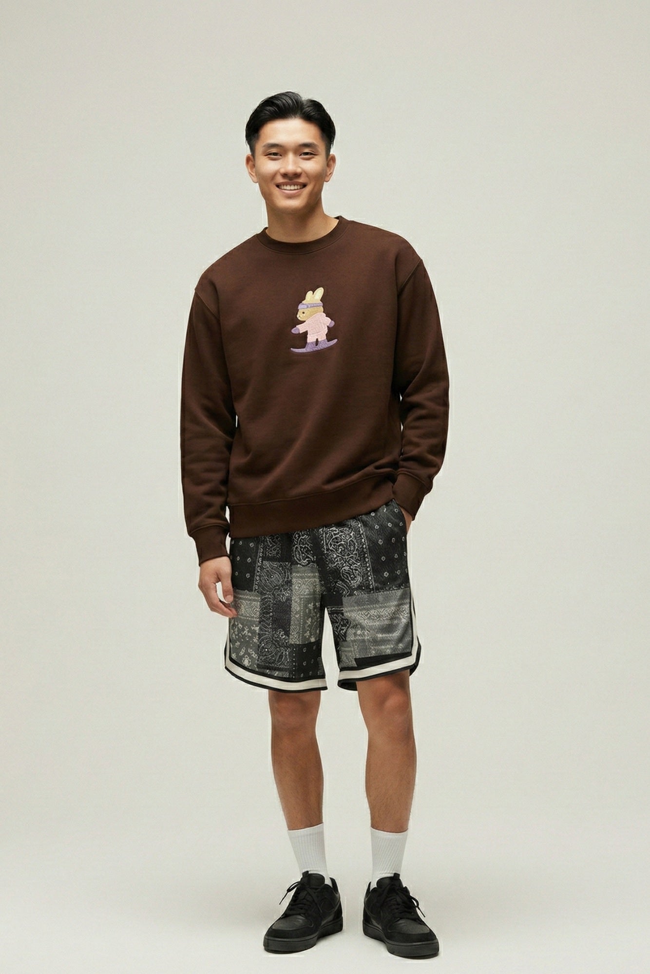 Men's Amoo Snowboard Bunny Crewneck