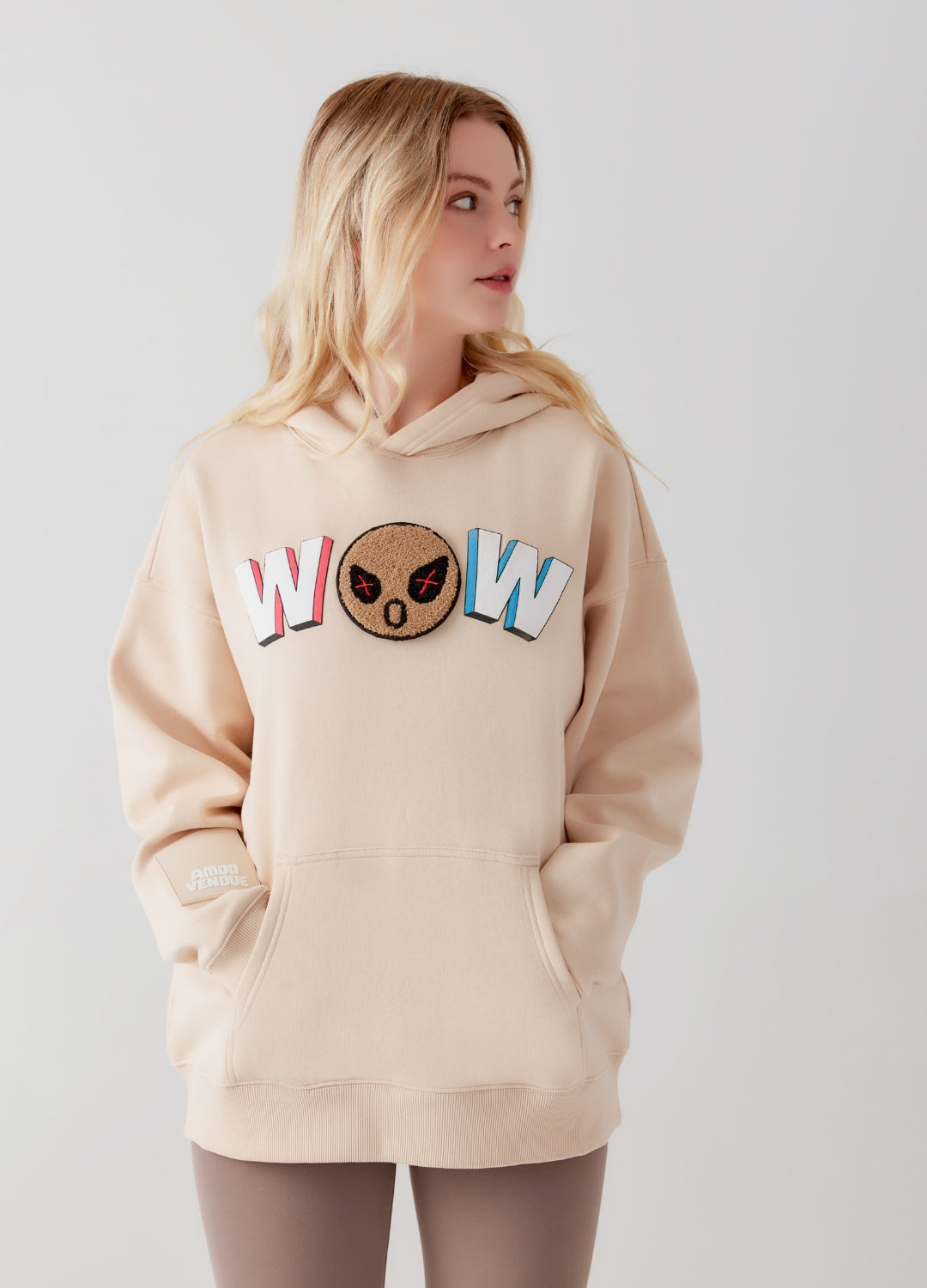 WOW  "Mood" Emoji Hoodie