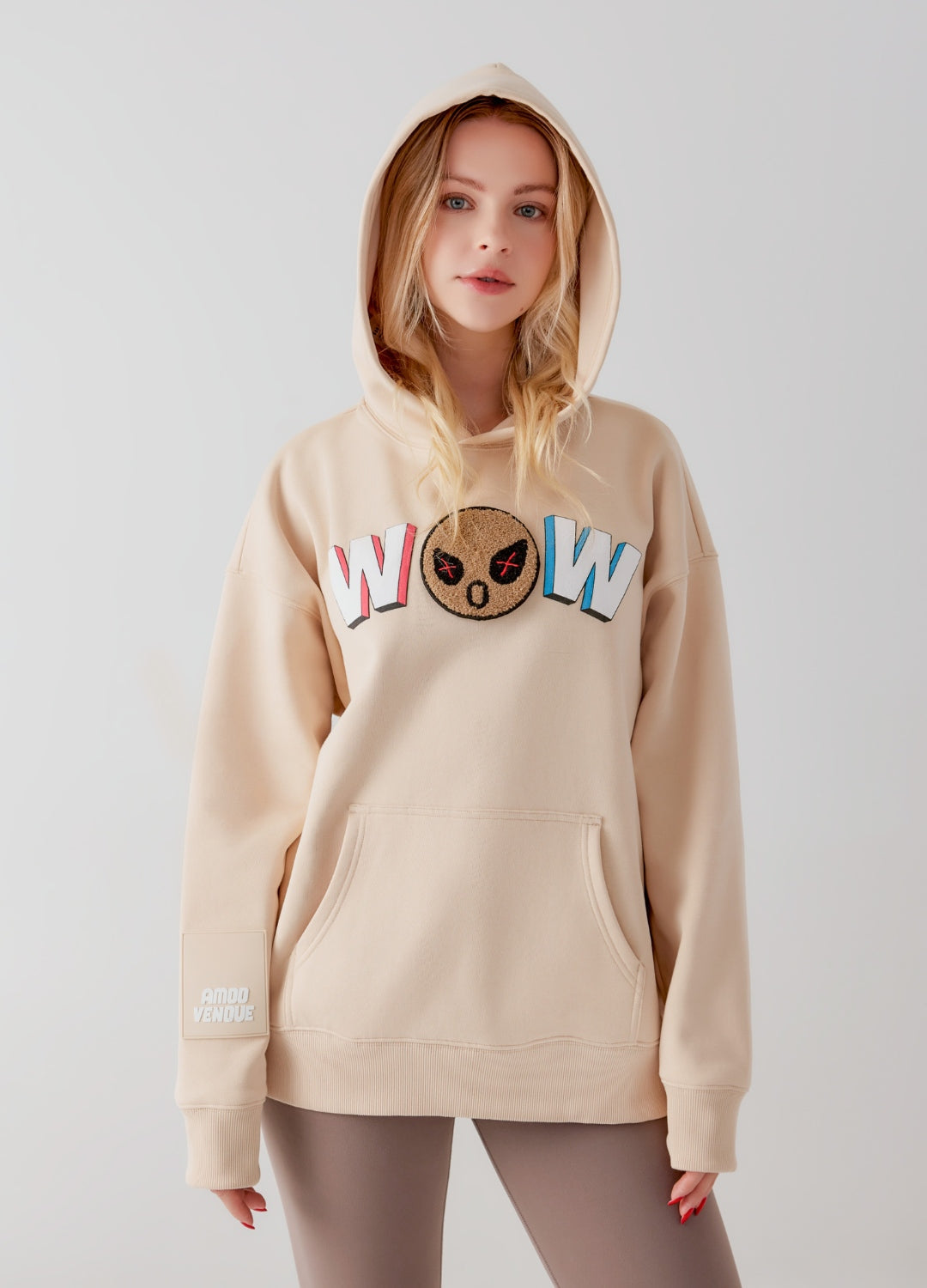 WOW  "Mood" Emoji Hoodie