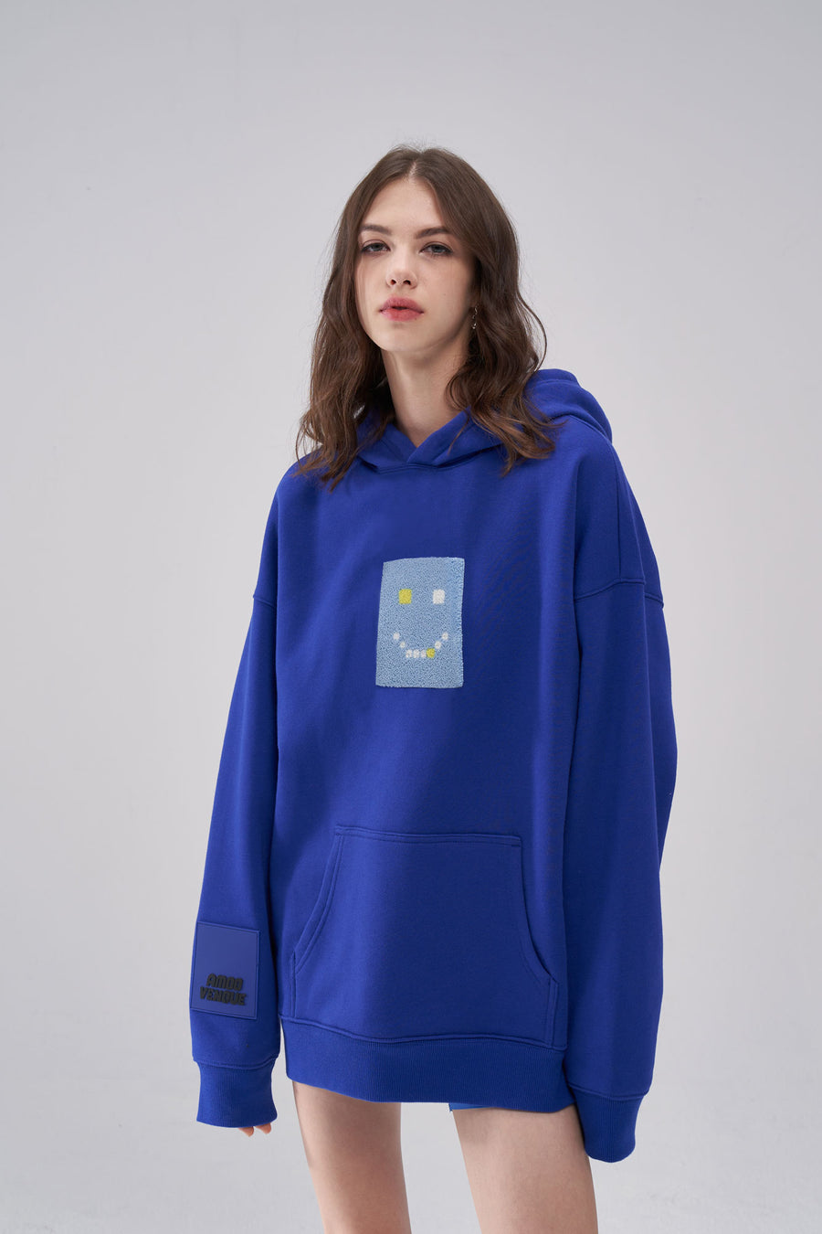 "Pixel" Blue Hoodie