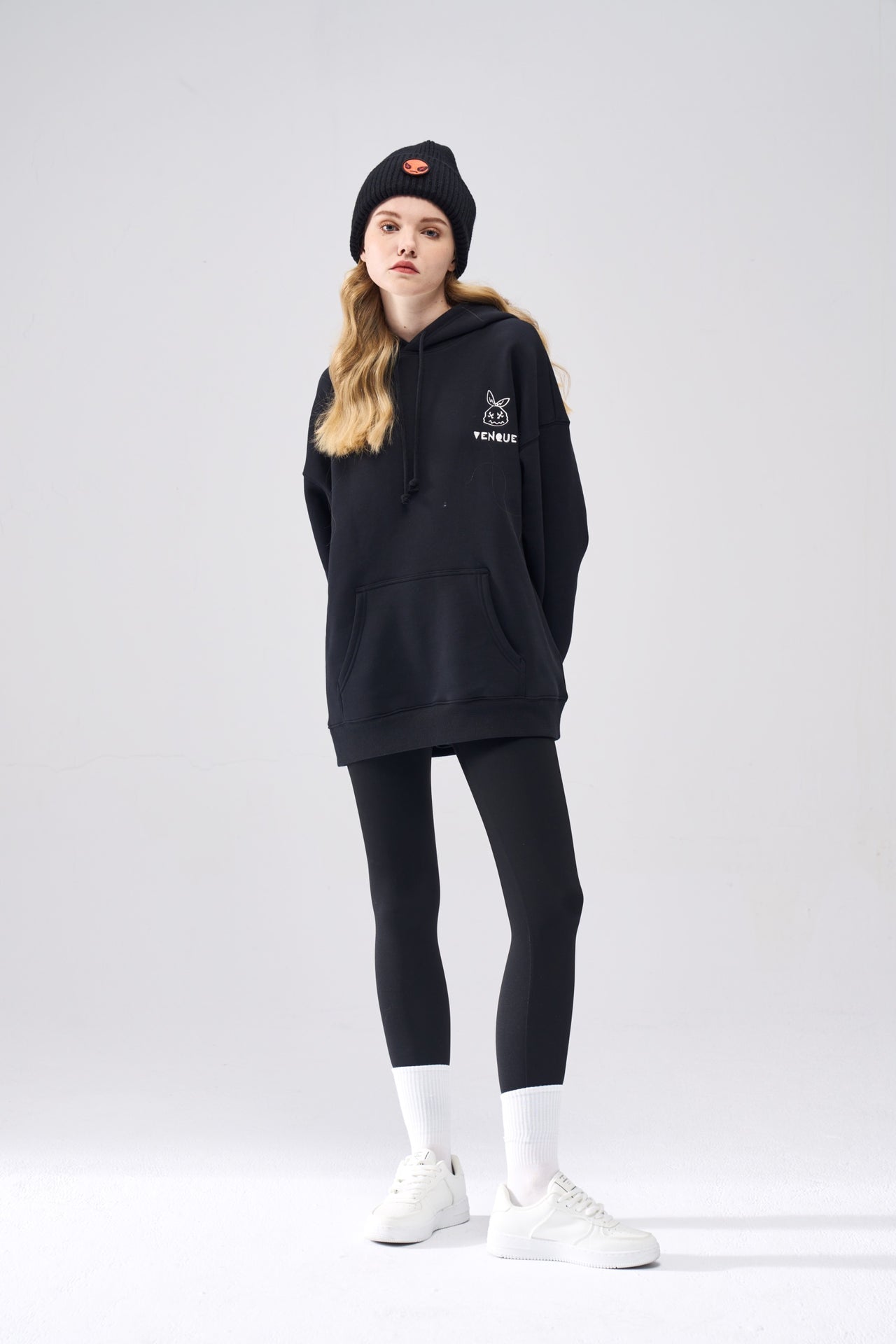 "The Bunny" Hoodie - Special Art Collection Hoodie by VENQUE x Kandinsky