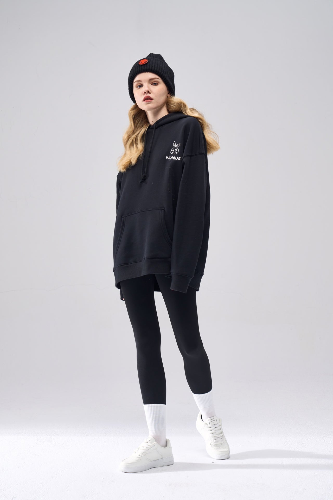 "The Bunny" Hoodie - Special Art Collection Hoodie by VENQUE x Kandinsky