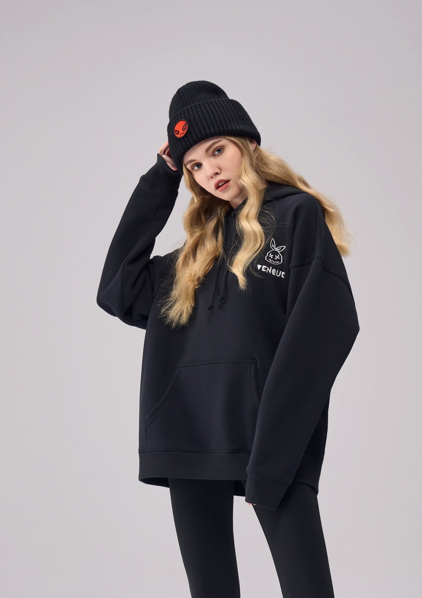 "The Bunny" Hoodie - Special Art Collection Hoodie by VENQUE x Kandinsky