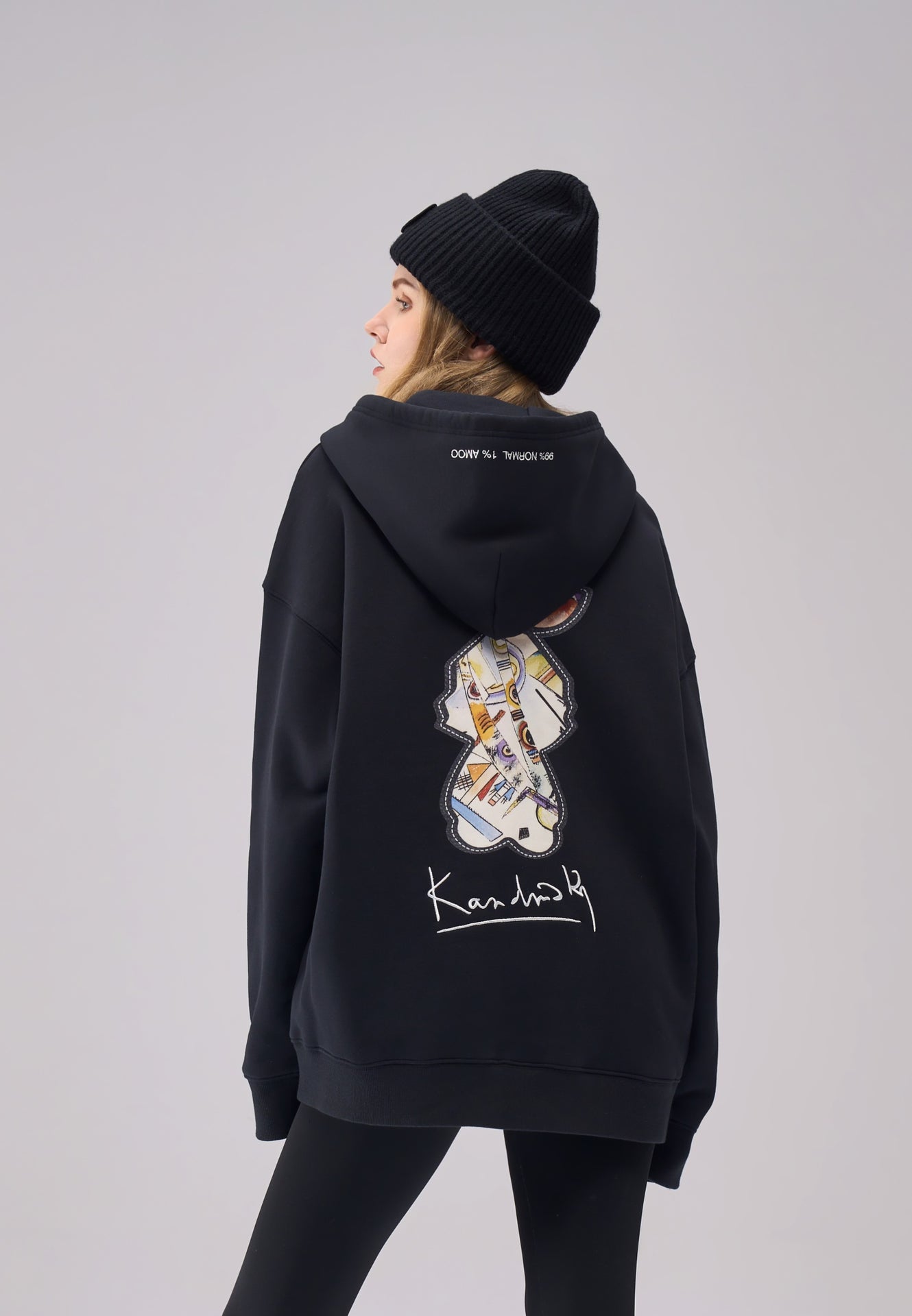 "The Bunny" Hoodie - Special Art Collection Hoodie by VENQUE x Kandinsky