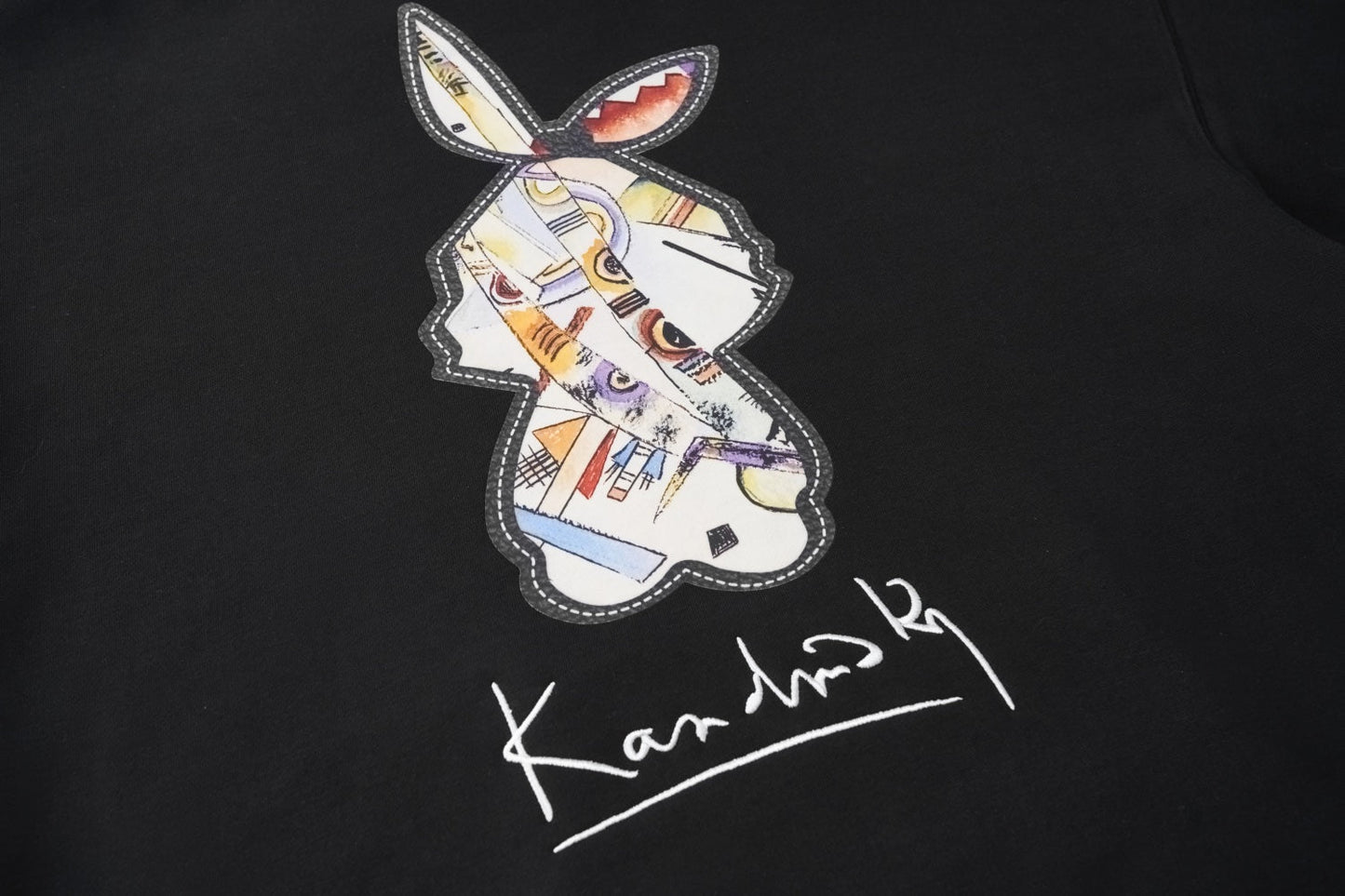 "The Bunny" Hoodie - Special Art Collection Hoodie by VENQUE x Kandinsky