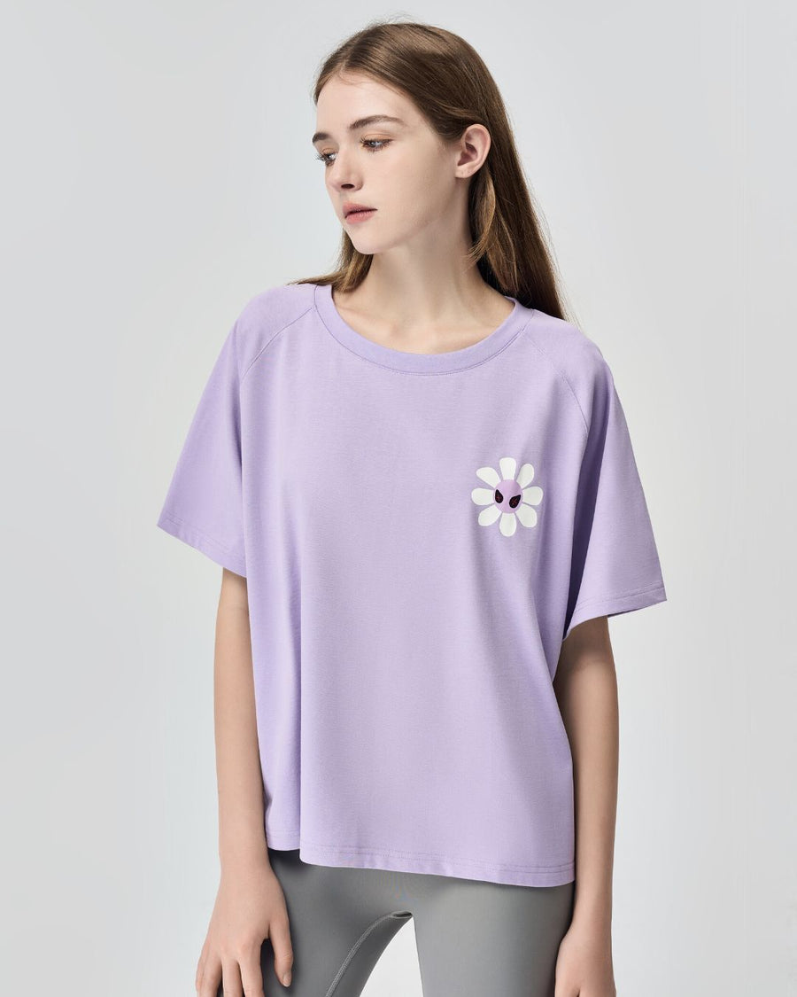 Aster Purple Tee