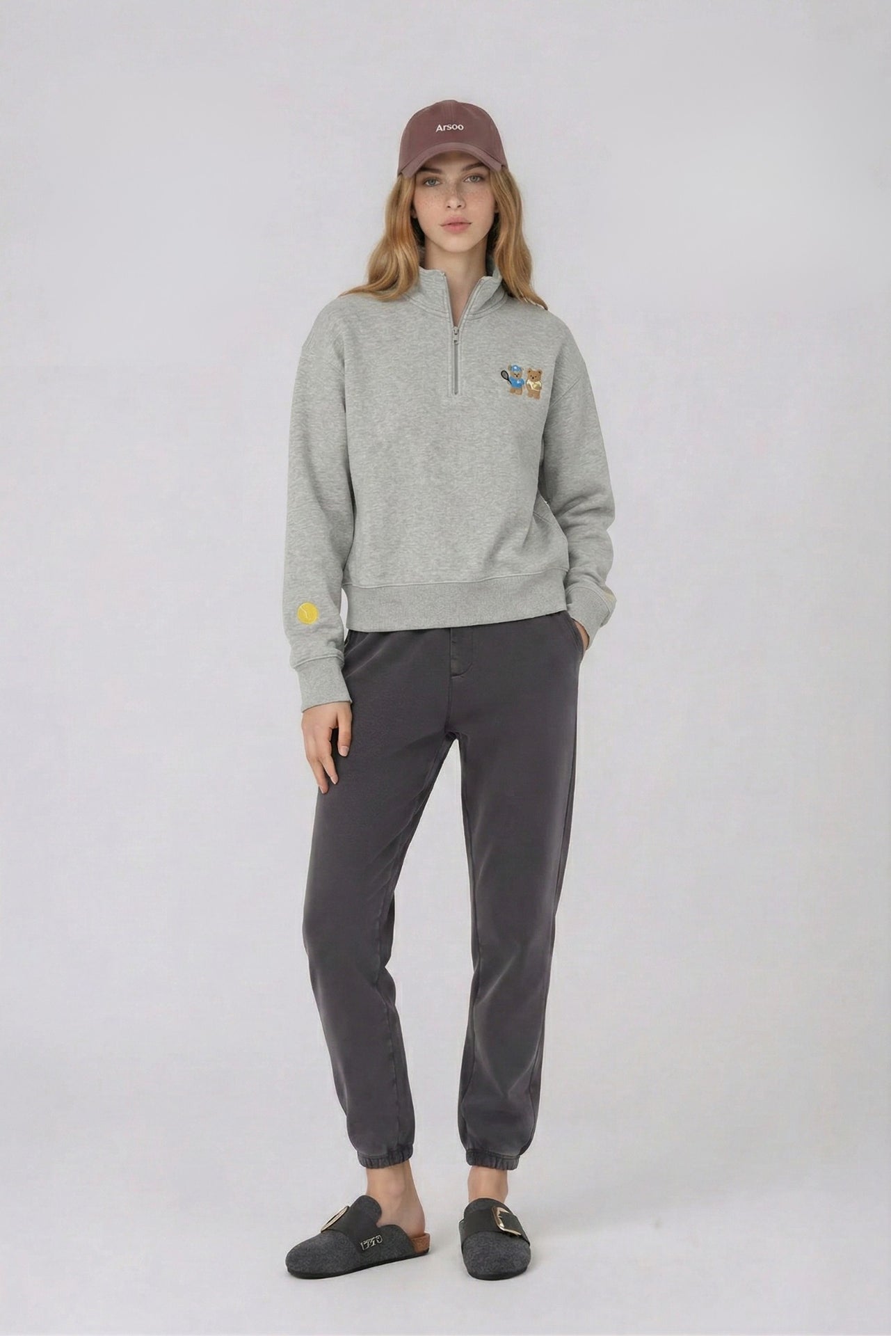 Amoo Tennis Club Quarter-Zip