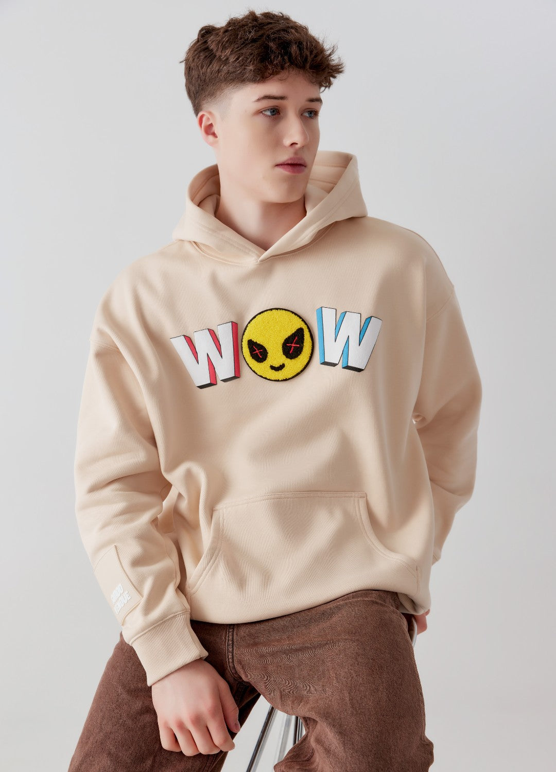 WOW  "Mood" Emoji Hoodie