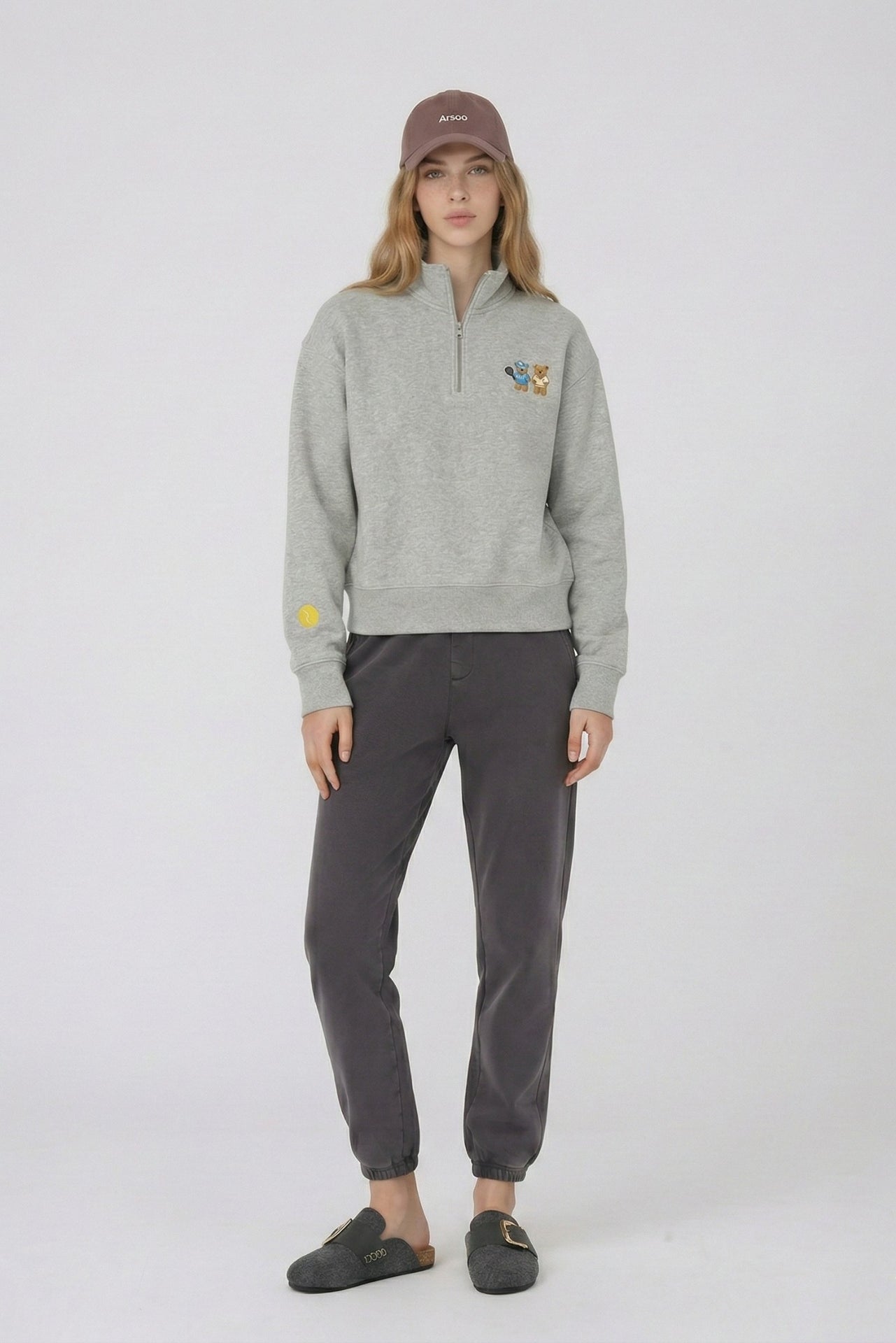Amoo Tennis Club Quarter-Zip