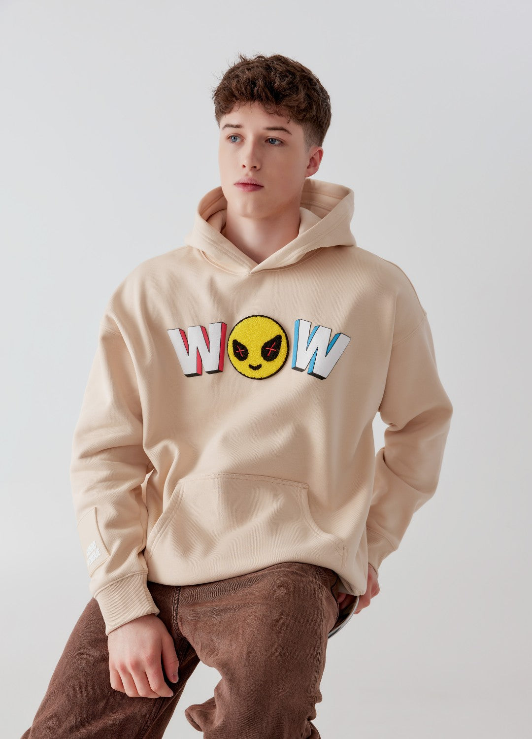 WOW  "Mood" Emoji Hoodie