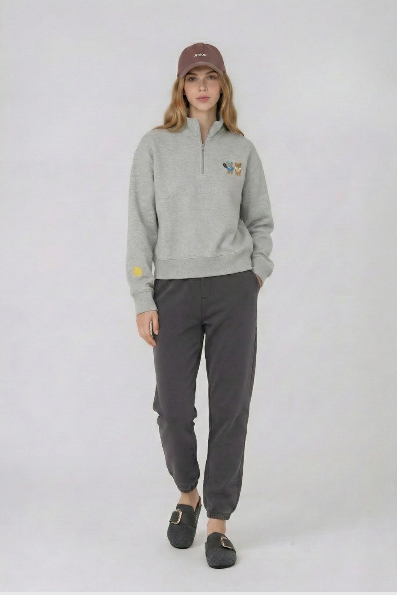 Amoo Tennis Club Quarter-Zip