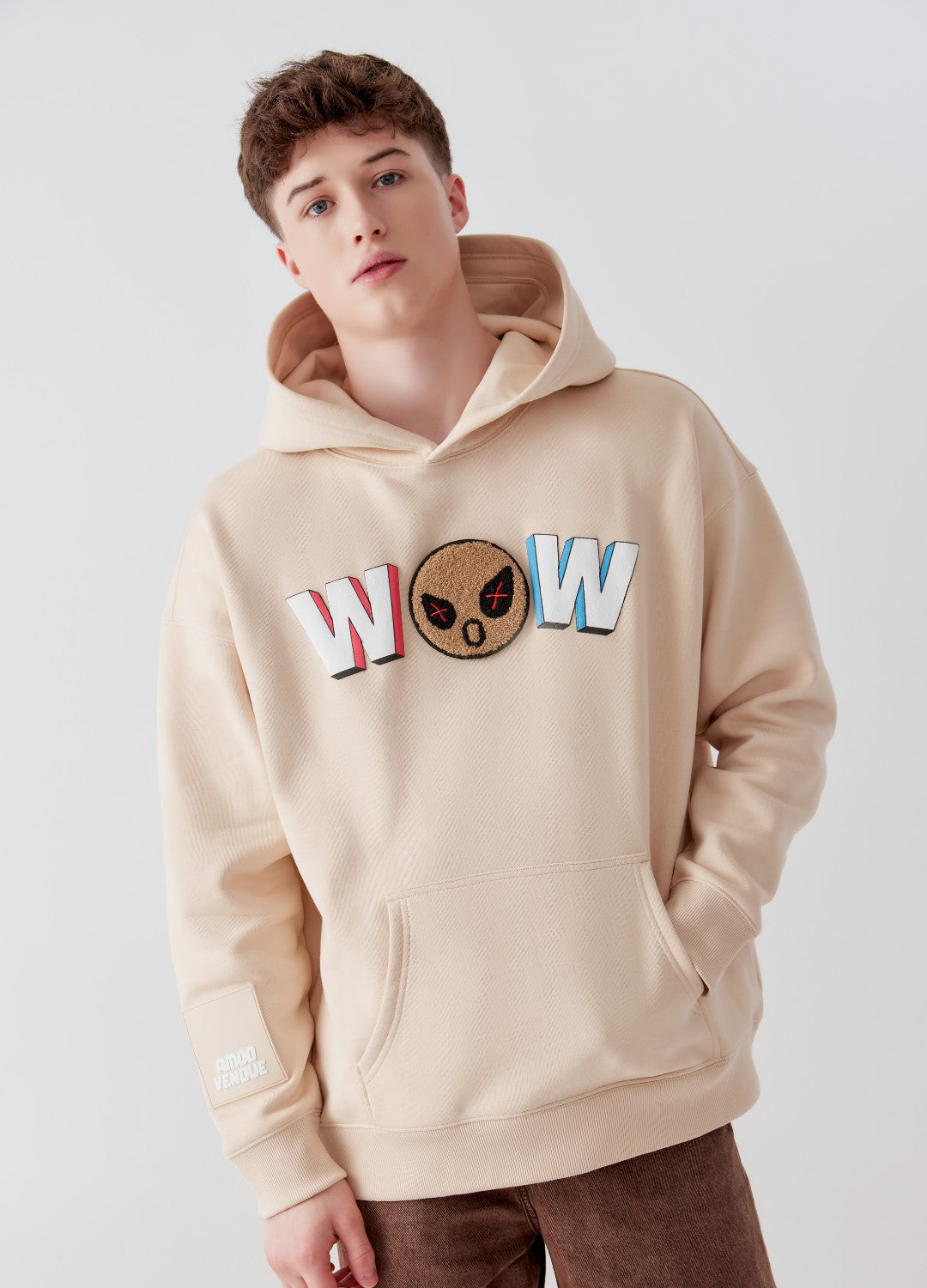 WOW  "Mood" Emoji Hoodie