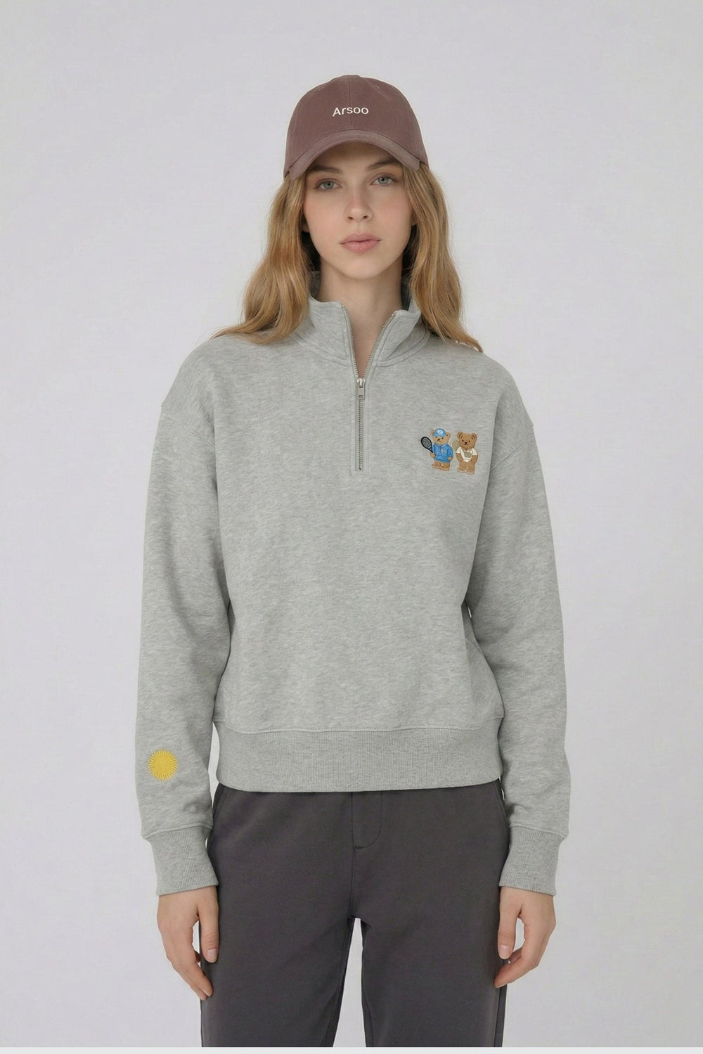 Amoo Tennis Club Quarter-Zip