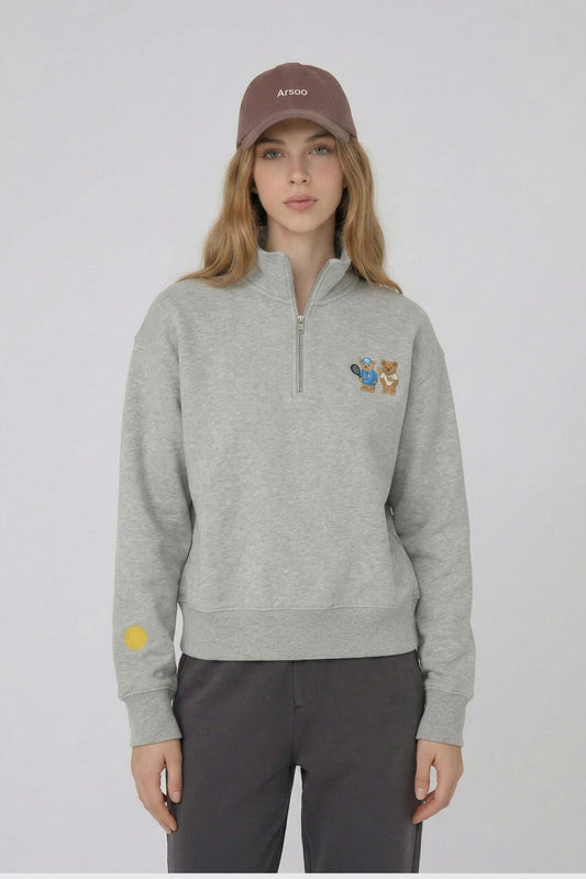Amoo Tennis Club Quarter-Zip