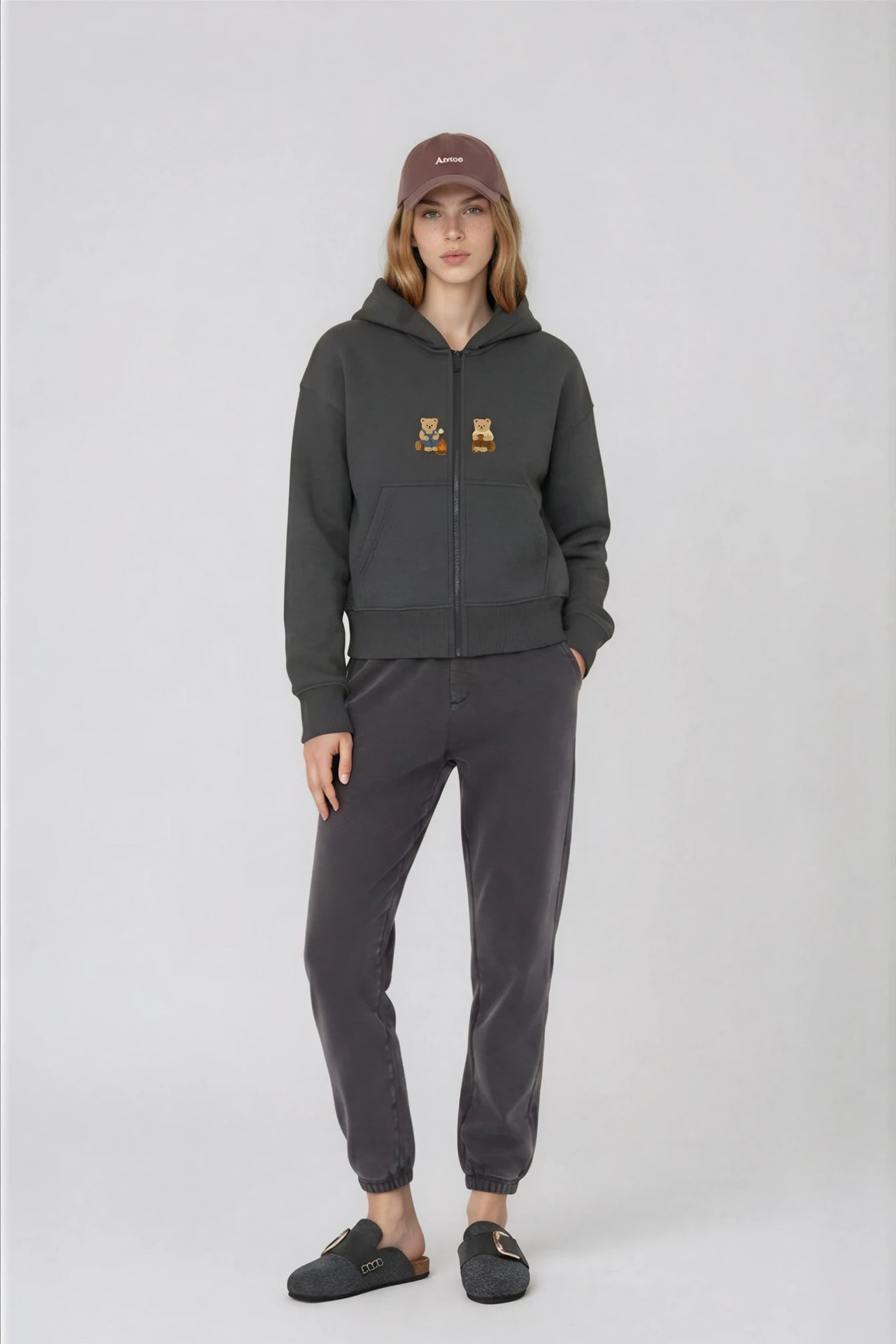 Amoo Cozy Camp Zip Hoodie