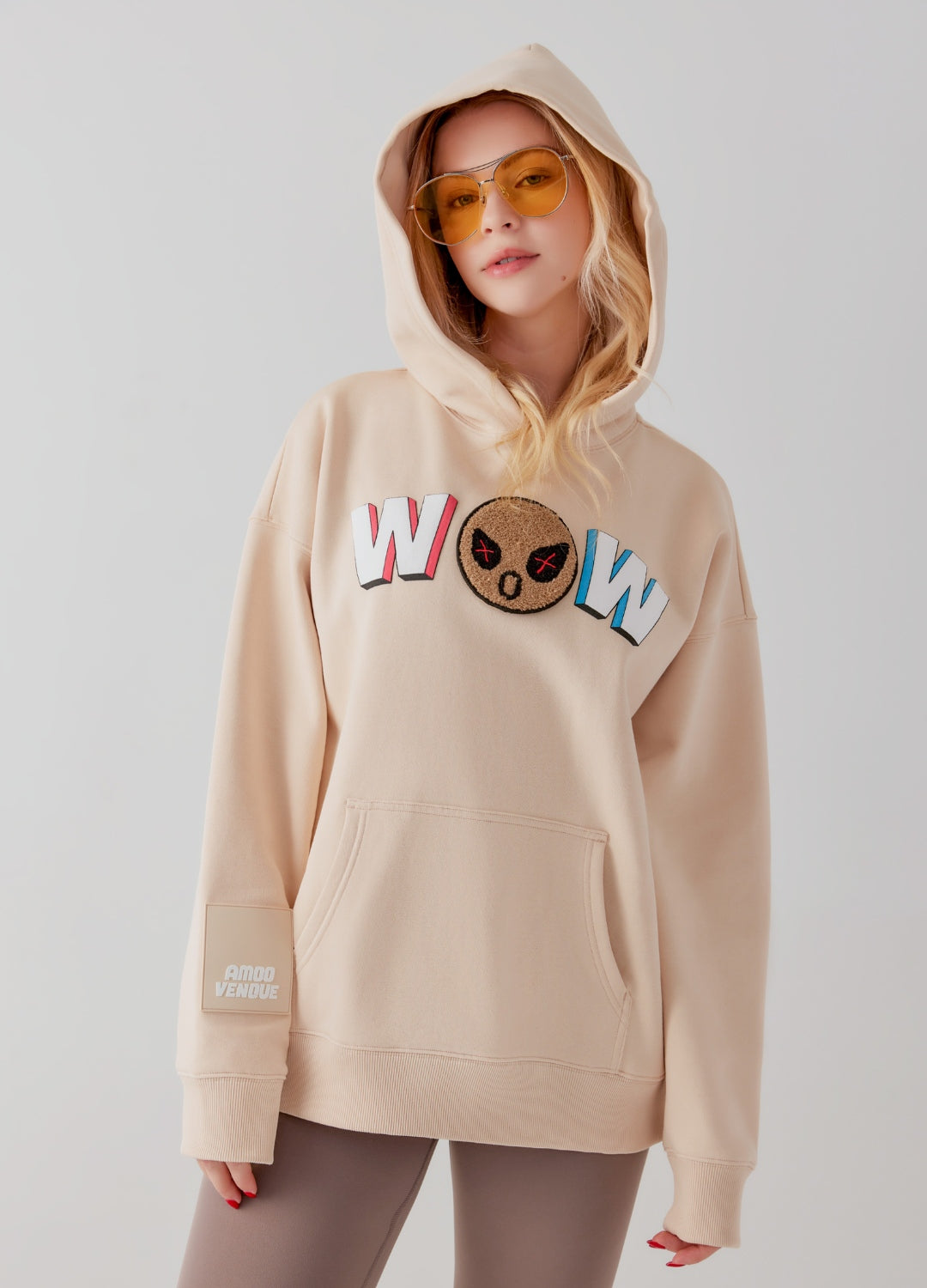 WOW  "Mood" Emoji Hoodie