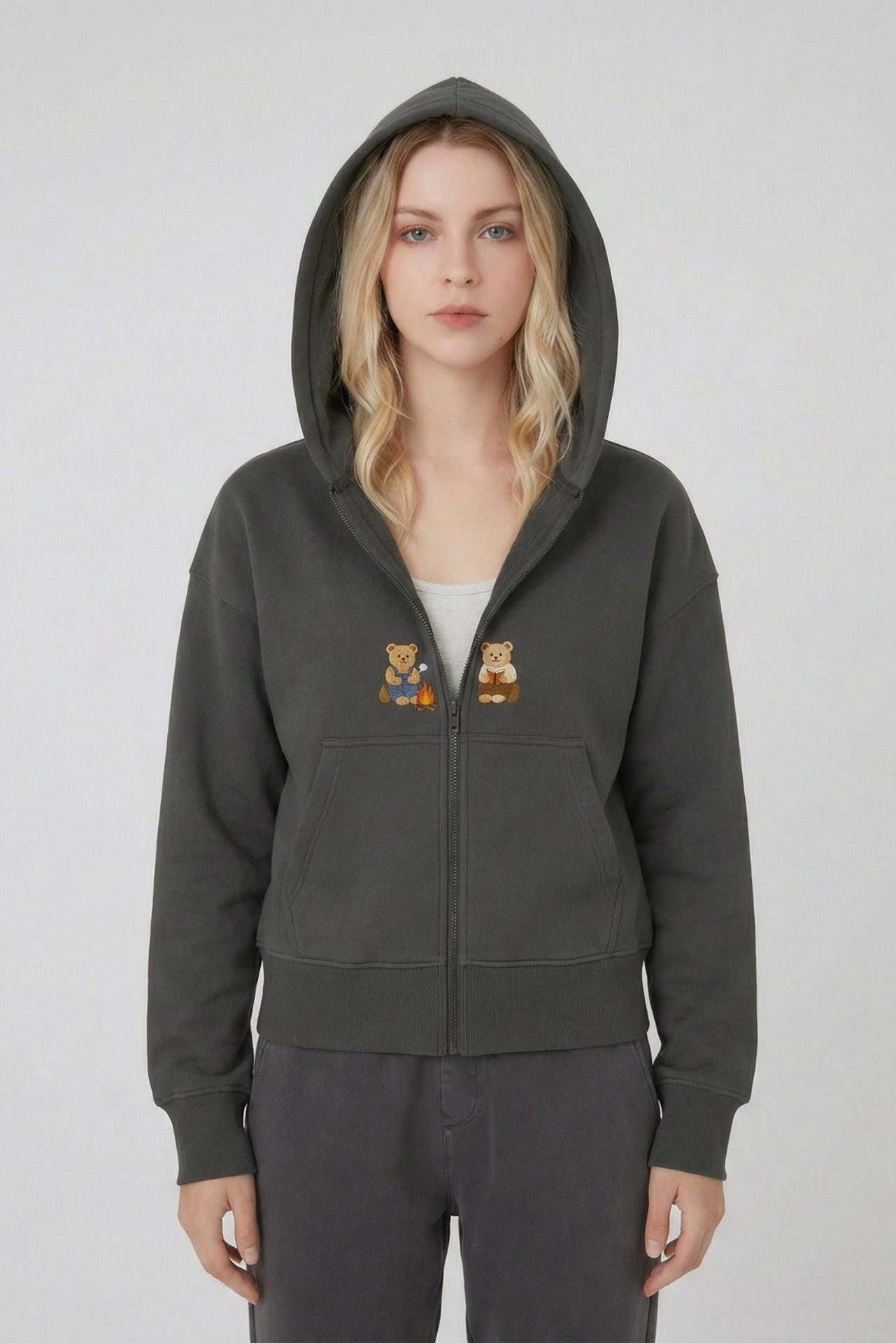 Amoo Cozy Camp Zip Hoodie