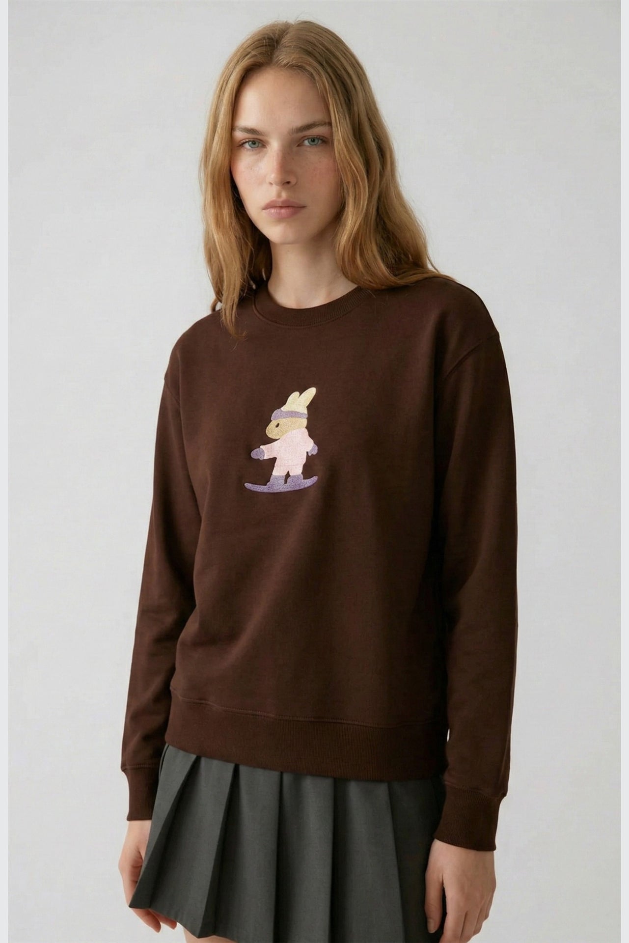 Amoo Snowboard Bunny Crewneck