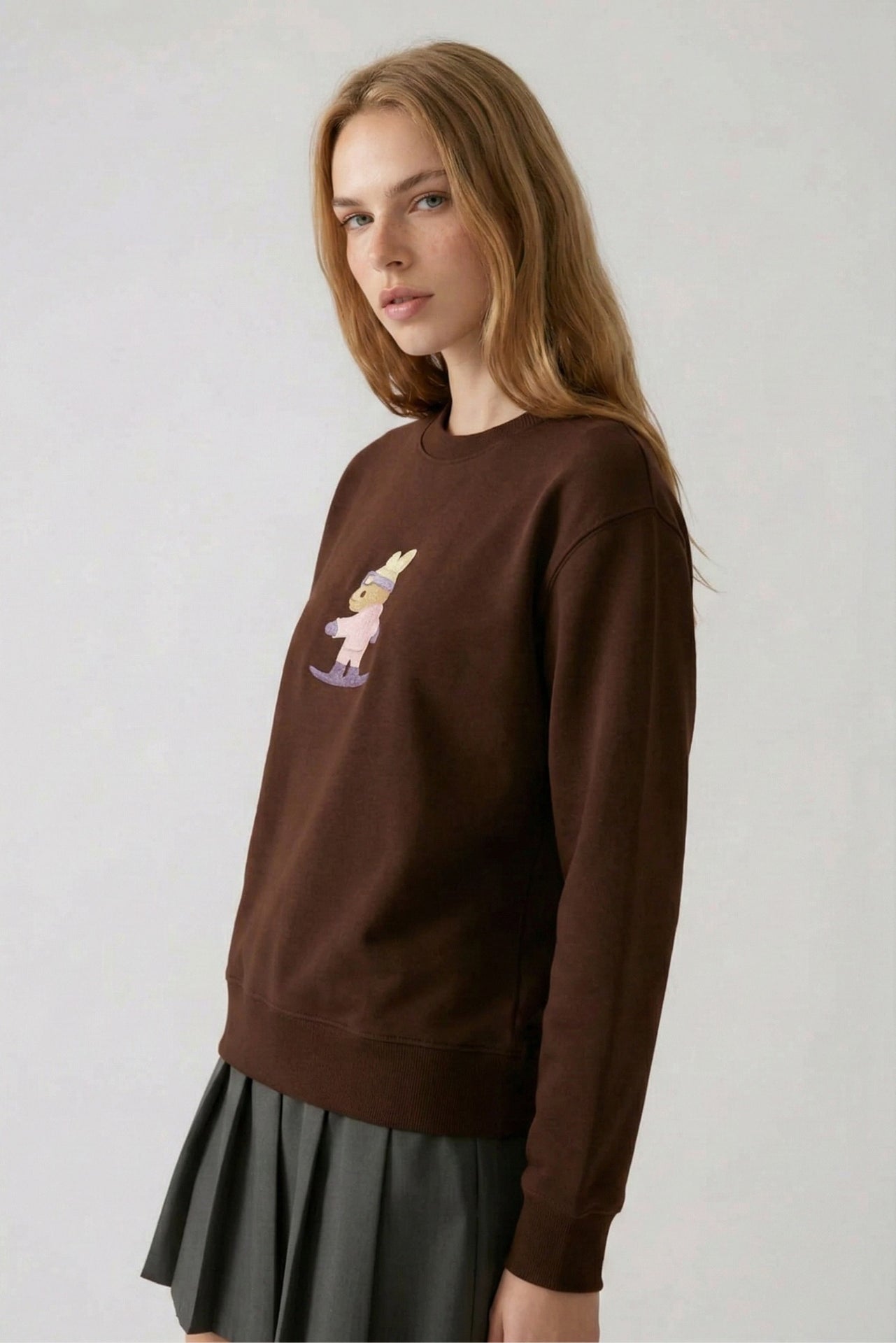 Amoo Snowboard Bunny Crewneck