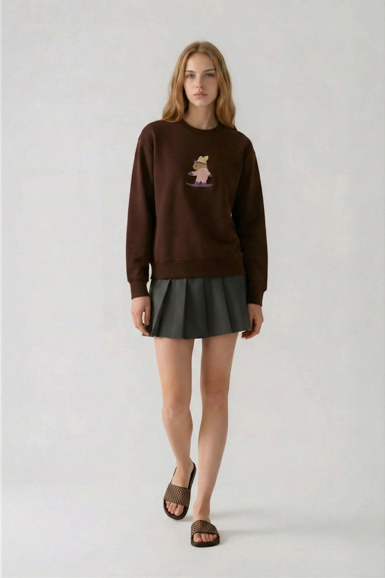 Amoo Snowboard Bunny Crewneck