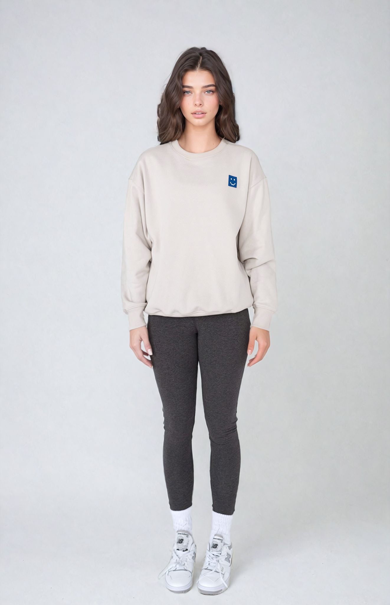 SuperSoft™ Pixel Fog Grey Sweatshirt