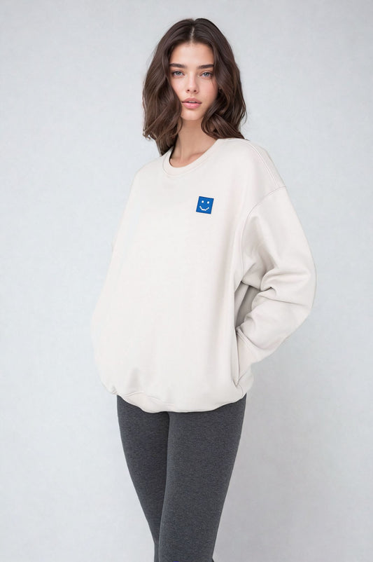 SuperSoft™ Pixel Fog Grey Sweatshirt