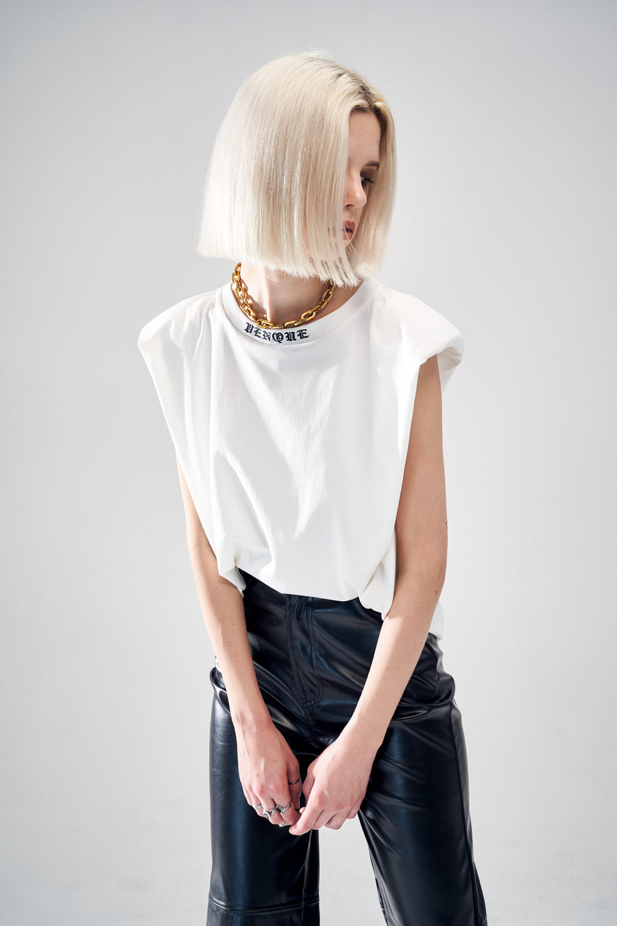 "Padded Shoulder Muscle" T-shirt