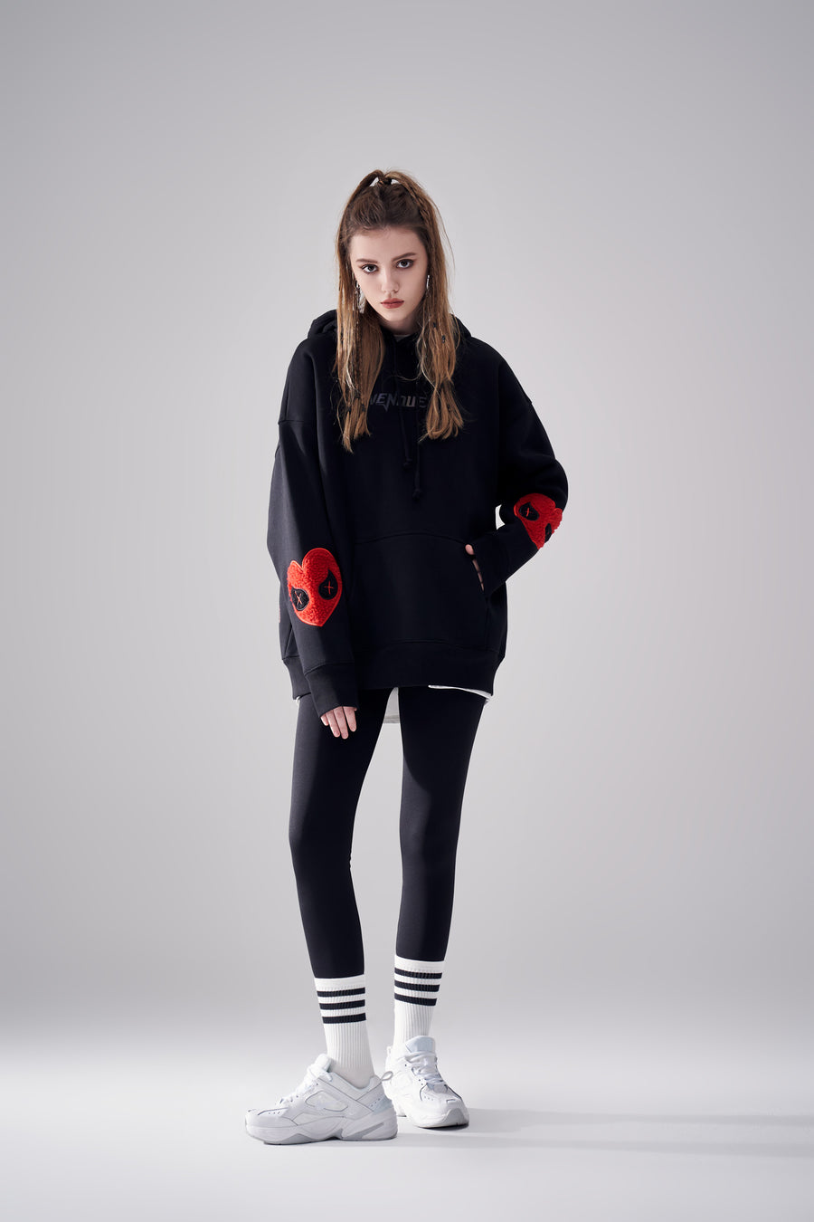 "Amoo Love" Heart Logo Hoodie