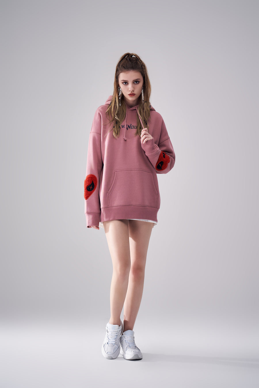 "Amoo Love" Heart Logo Hoodie