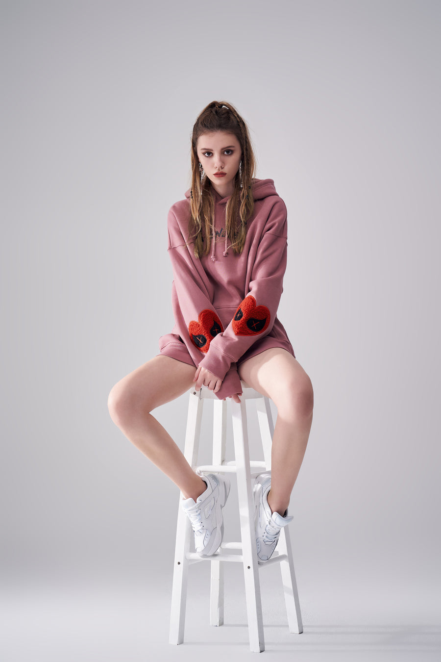 "Amoo Love" Heart Logo Hoodie