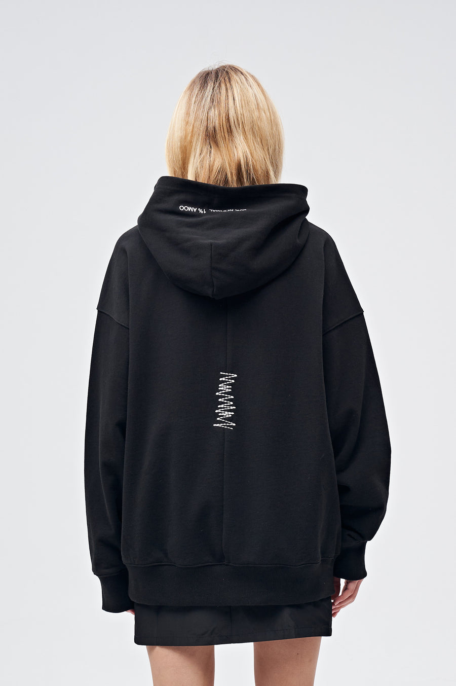 90s Vintage Two Seasons Hoodie Black